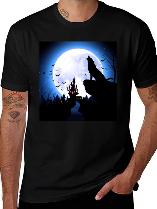 Halloween Wolf Moon T-Shirt