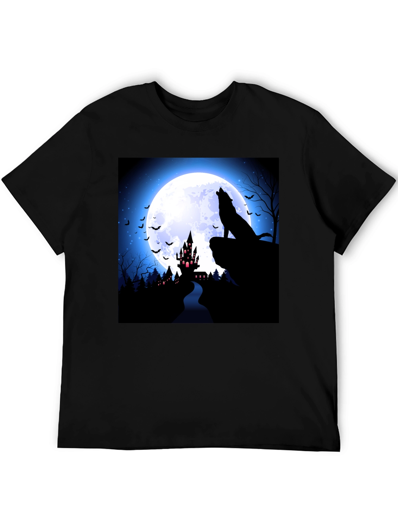 Halloween Wolf Moon T-Shirt