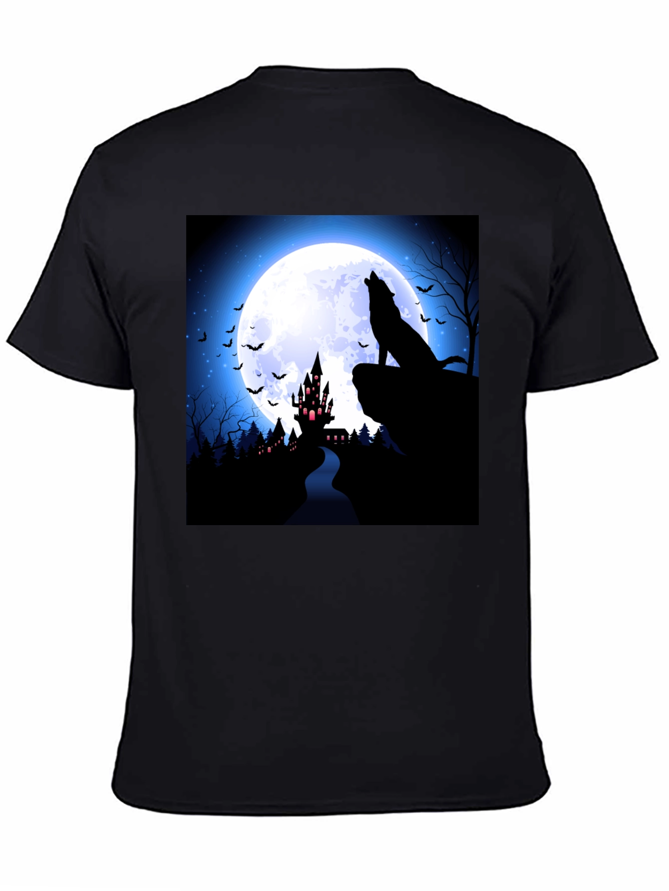 Halloween Wolf Moon T-Shirt