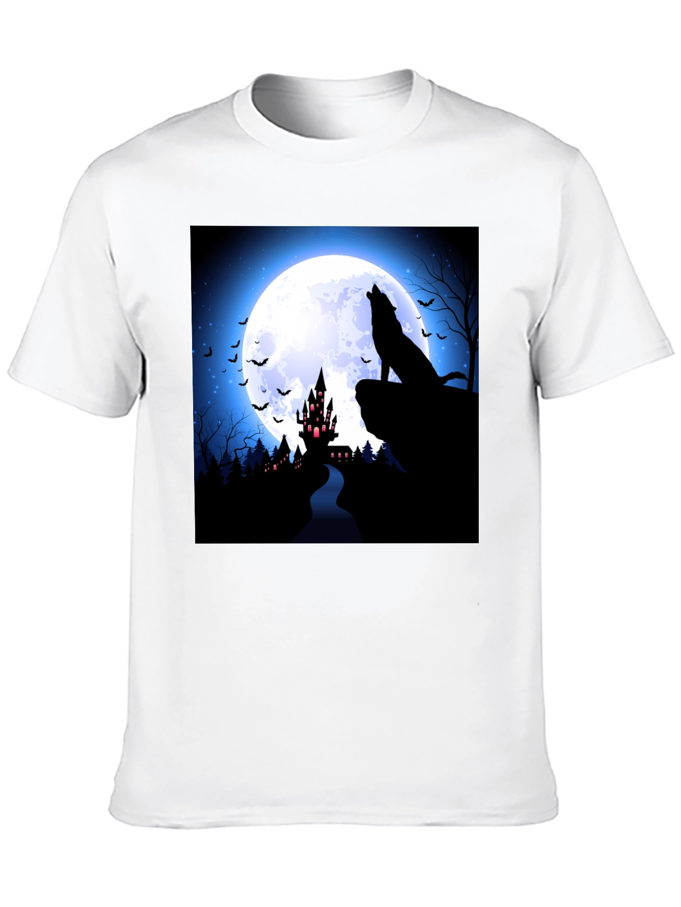 Halloween Wolf Moon T-Shirt