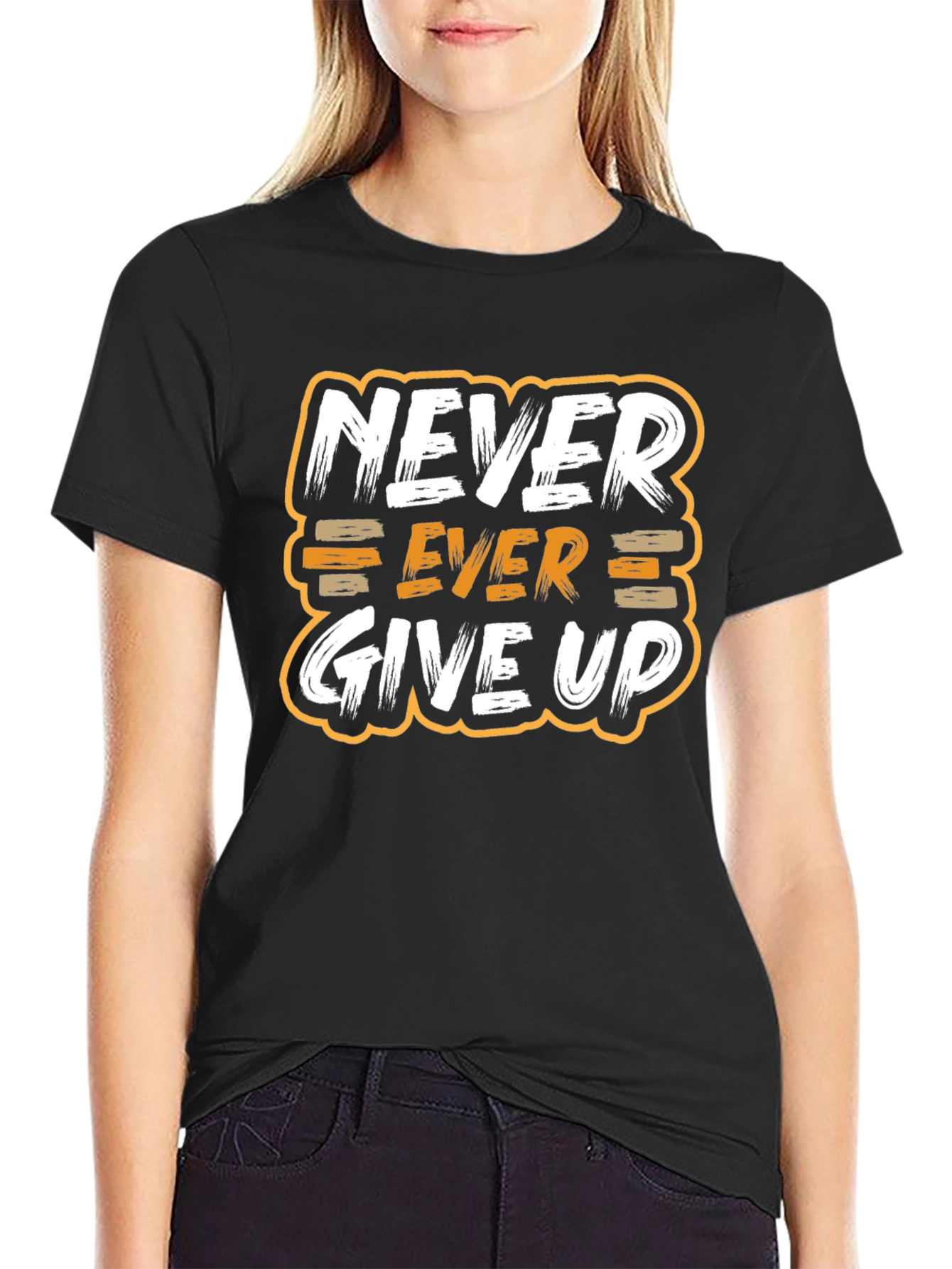 Never Ever Give Up Graphic Tee
