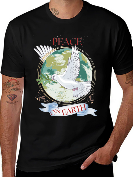 Peace on Earth Dove Graphic Tee