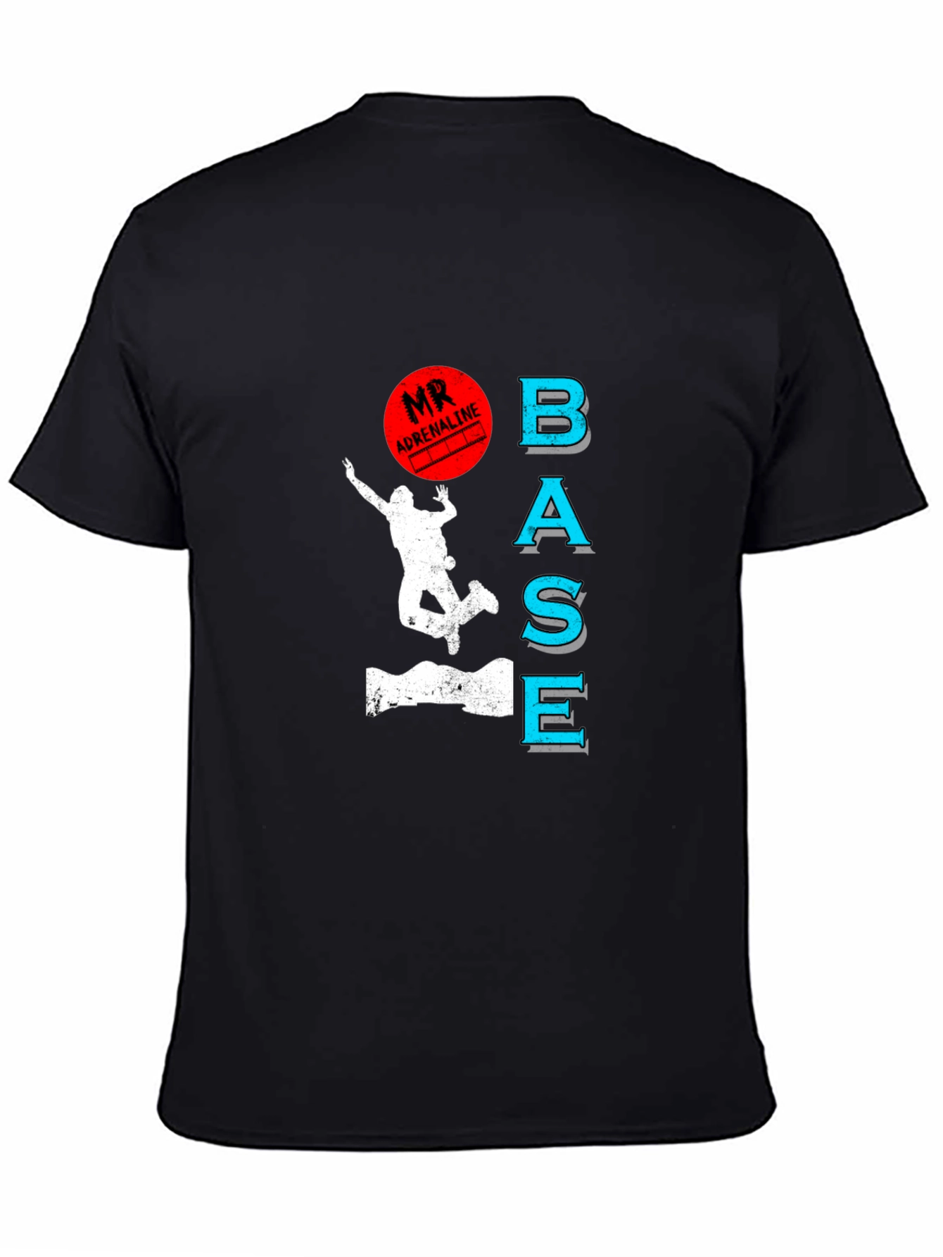 Mr. Adrenaline BASE Jumping Graphic Tee