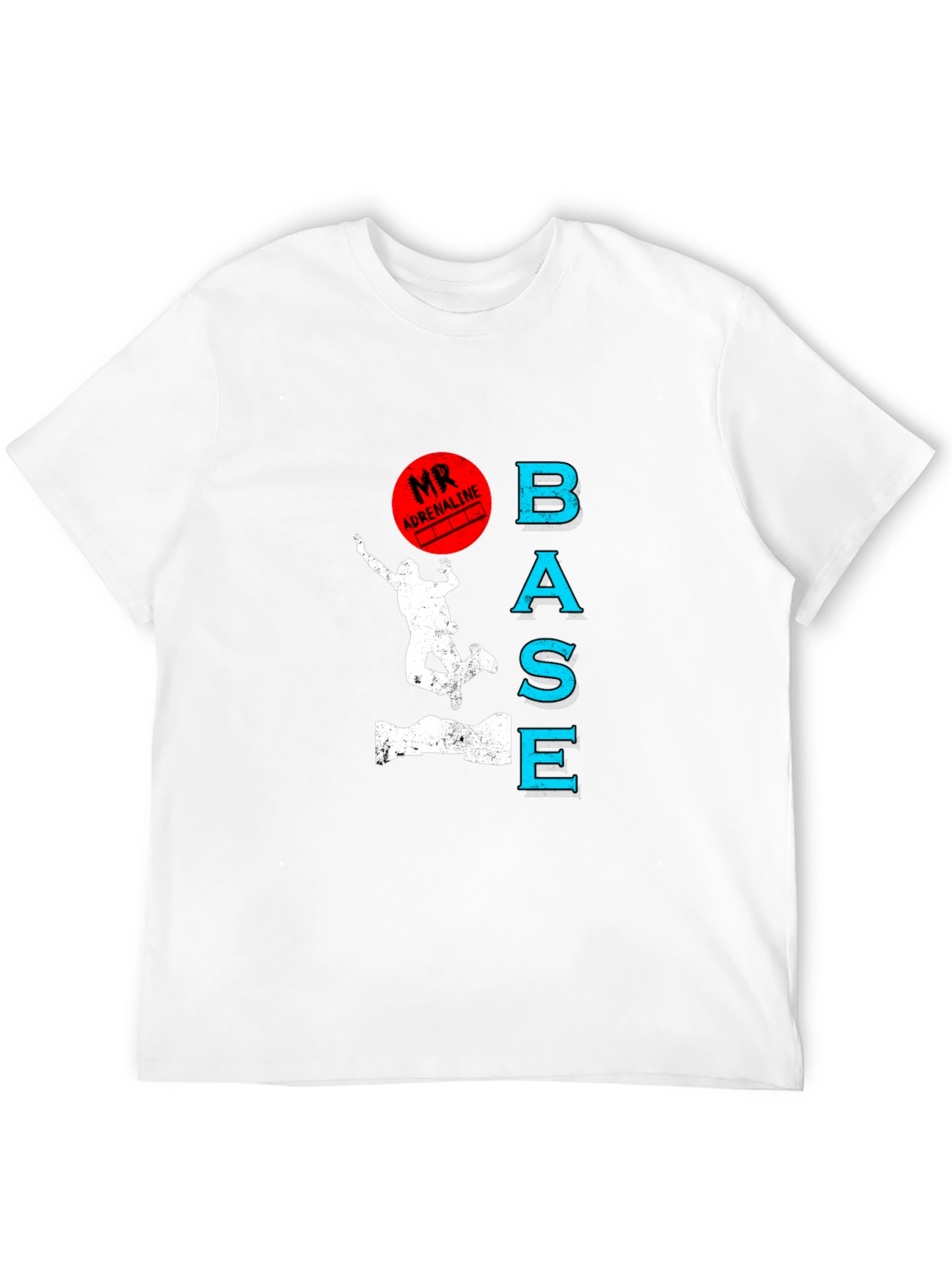 Mr. Adrenaline BASE Jumping Graphic Tee