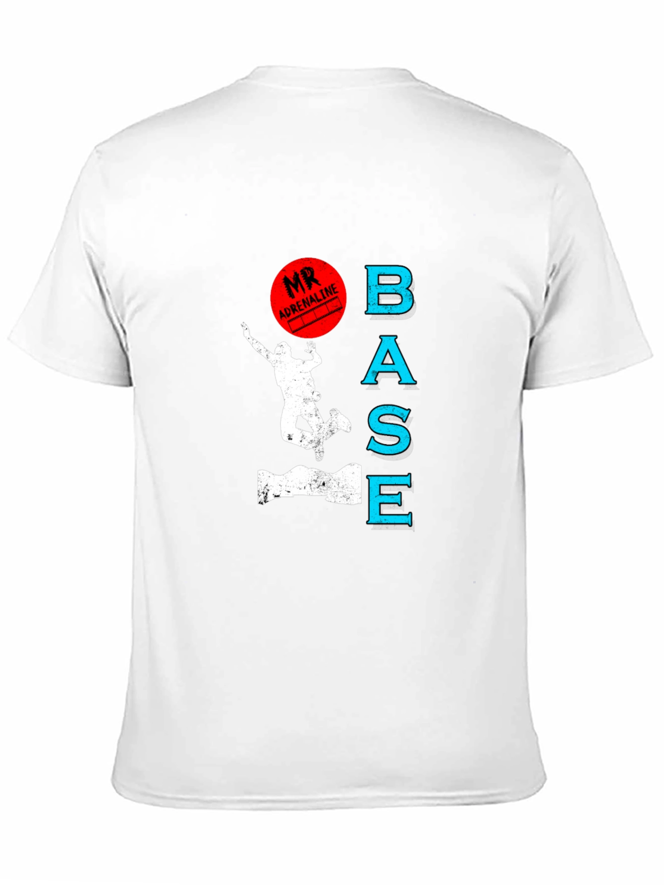 Mr. Adrenaline BASE Jumping Graphic Tee