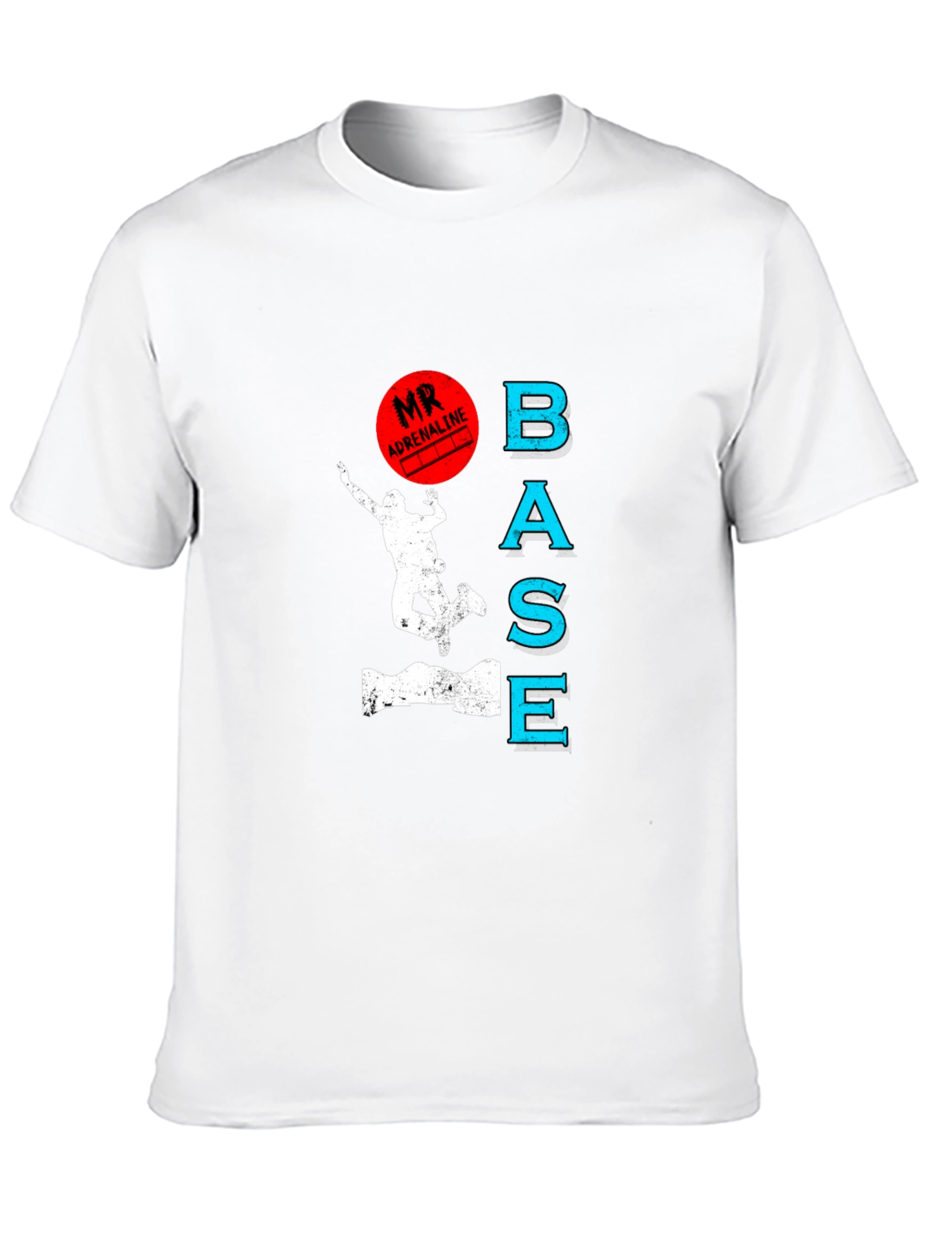 Mr. Adrenaline BASE Jumping Graphic Tee