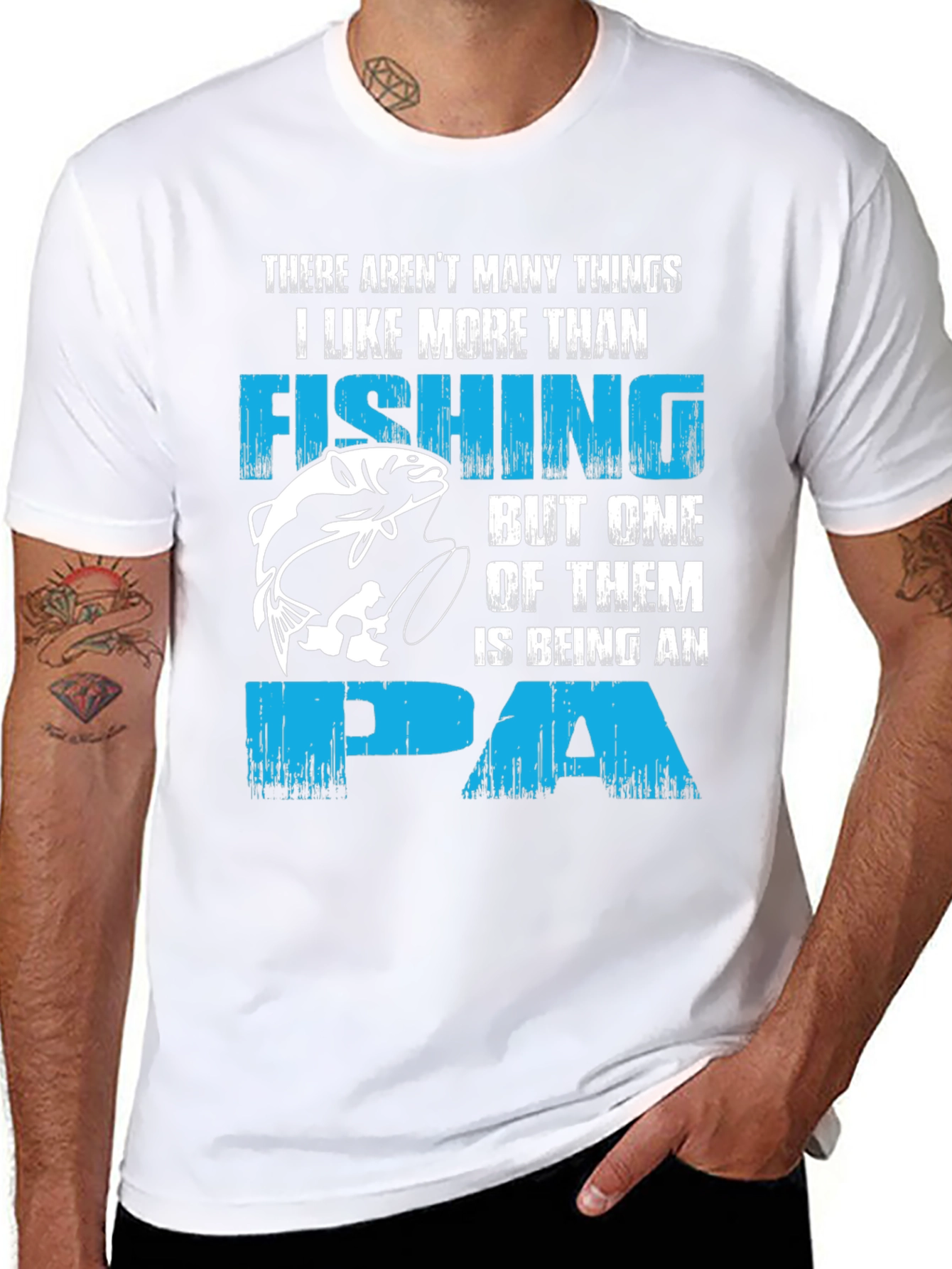 Fishing Dad Graphic T-Shirt - IPA Lover