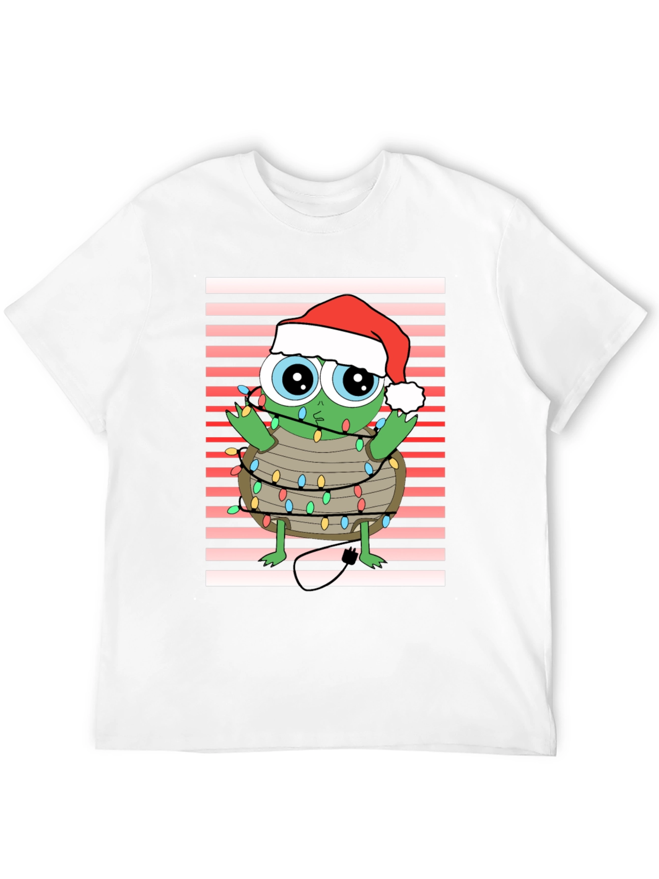 Festive Holiday Turtle Graphic Tee