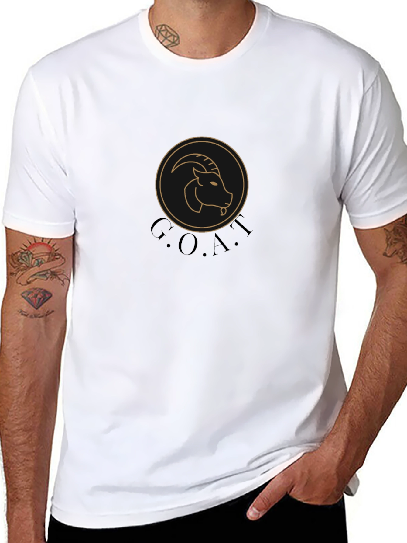 G.O.A.T. Graphic Tee - Black