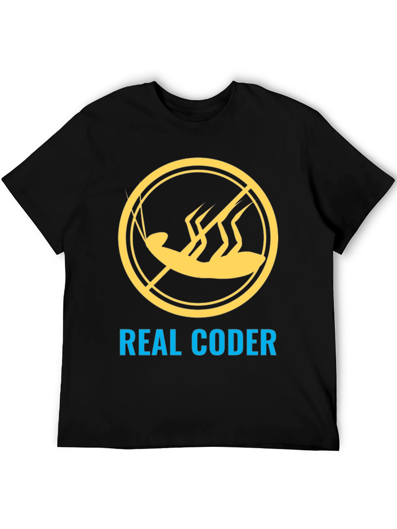 Real Coder T-Shirt - No Bugs Allowed!