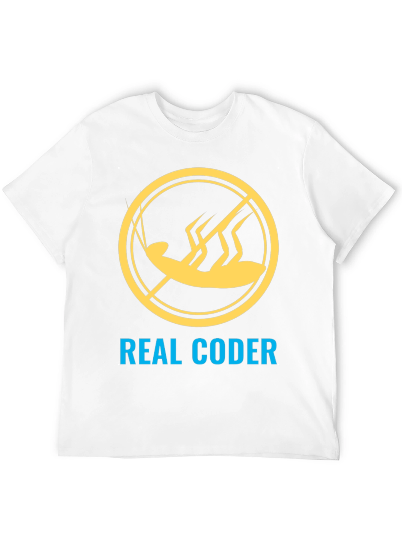 Real Coder T-Shirt - No Bugs Allowed!