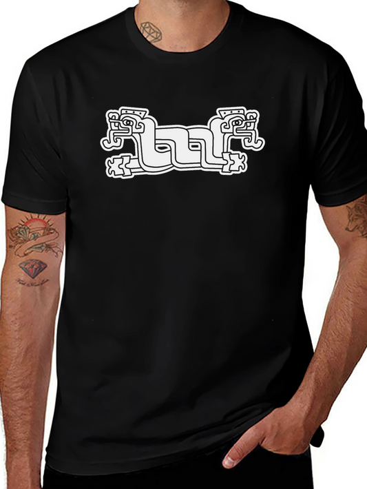 Aztec Dragon T-Shirt - Unique Graphic Tee