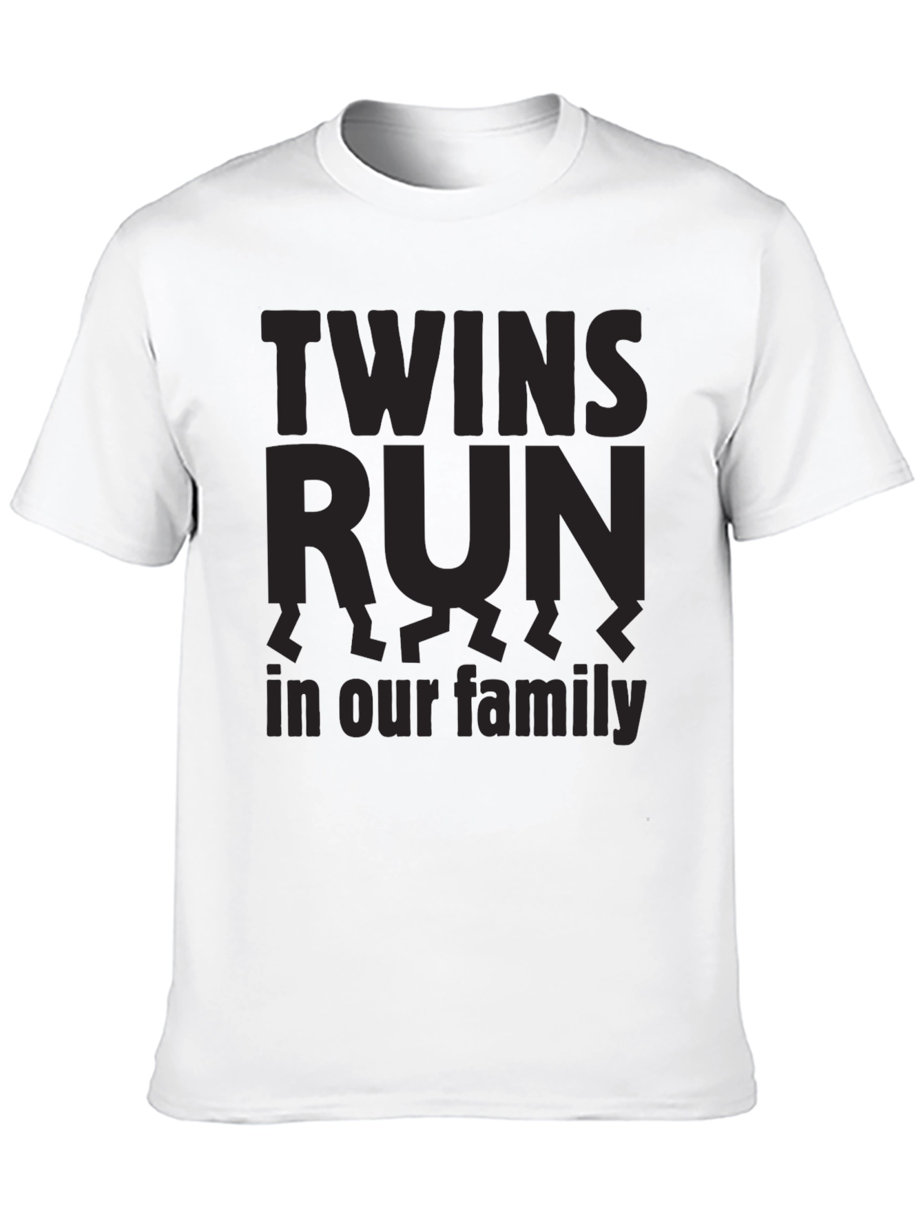 Twins Run in Our Family Graphic Tee