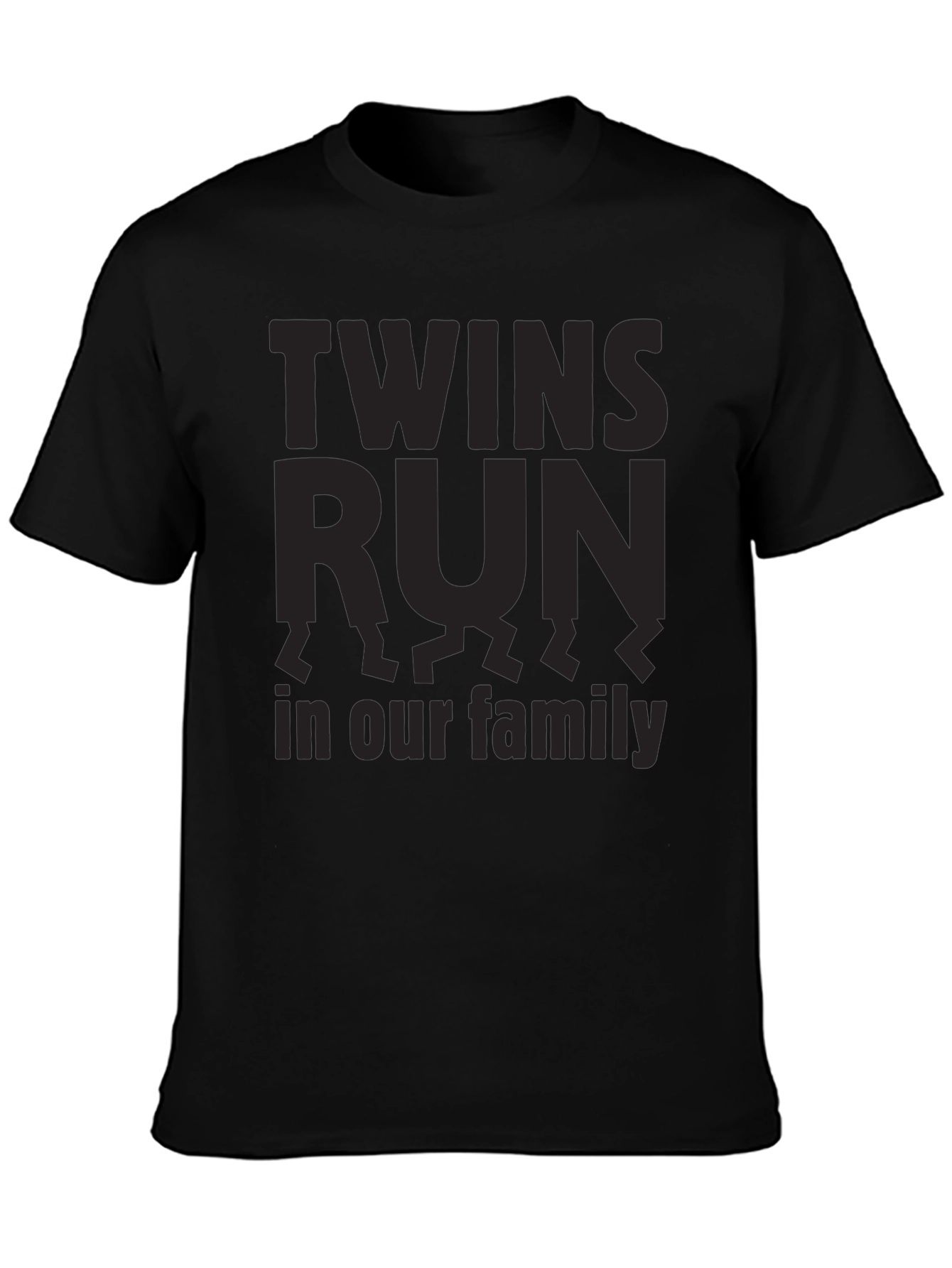 Twins Run in Our Family Graphic Tee