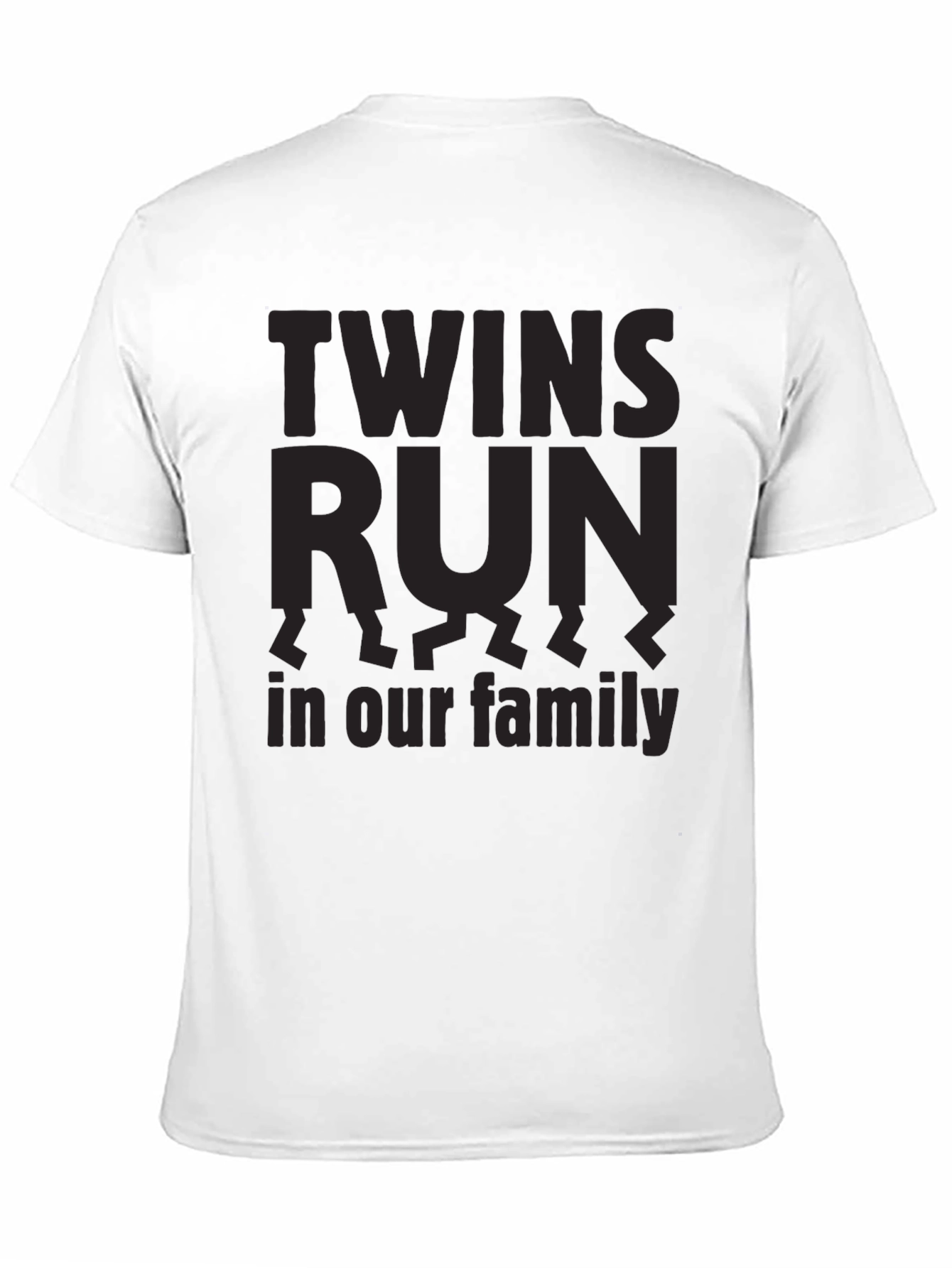 Twins Run in Our Family Graphic Tee