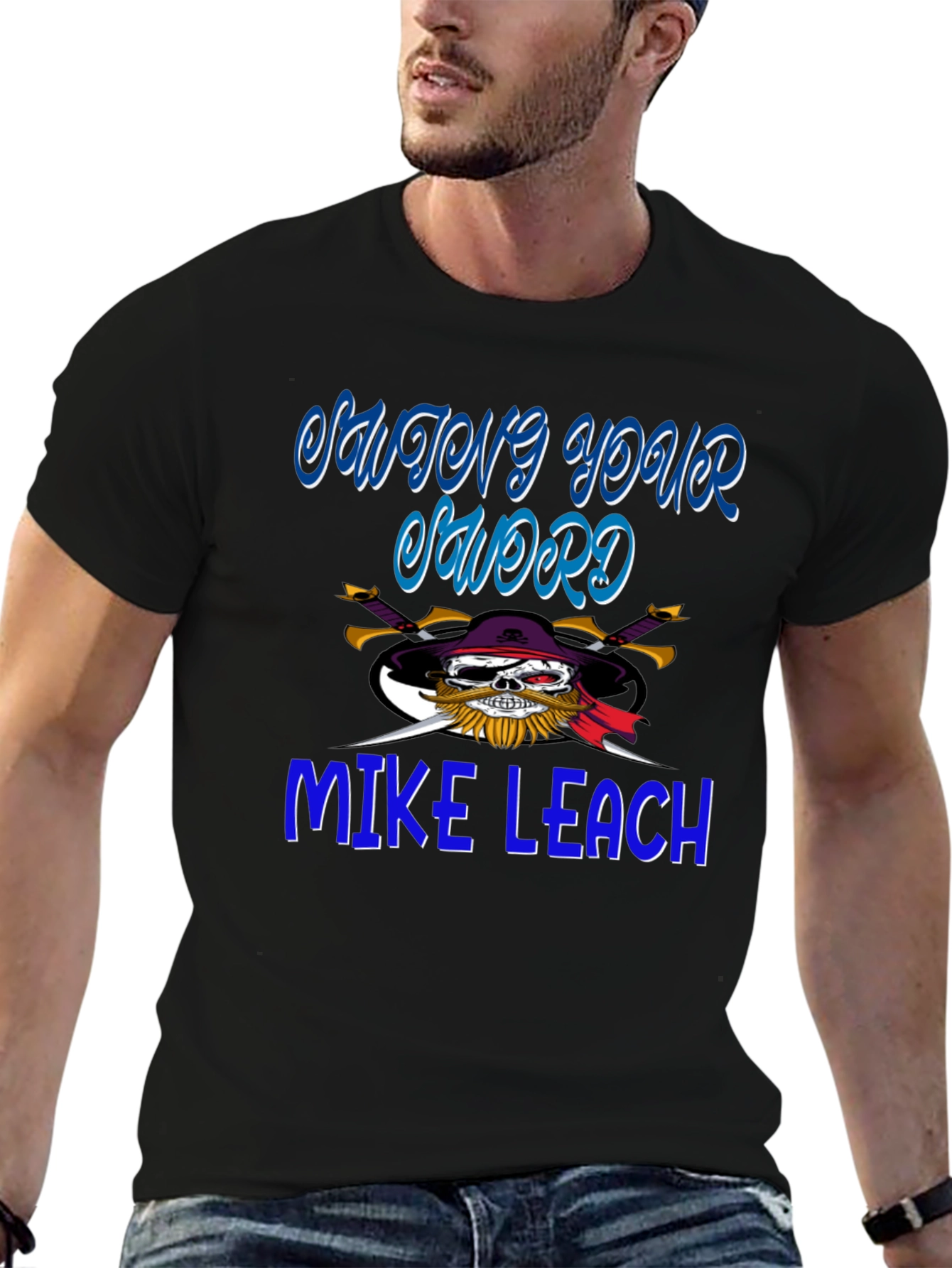 Swashbuckling Mike Leach T-Shirt