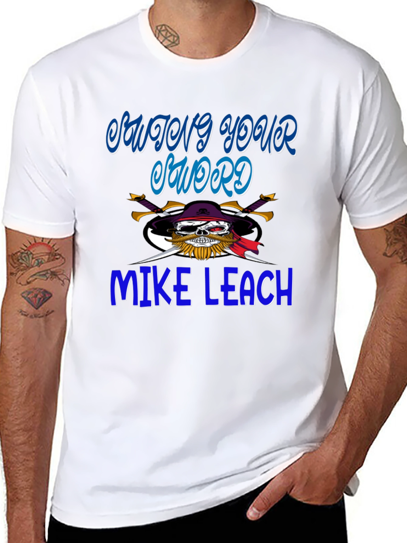 Swashbuckling Mike Leach T-Shirt