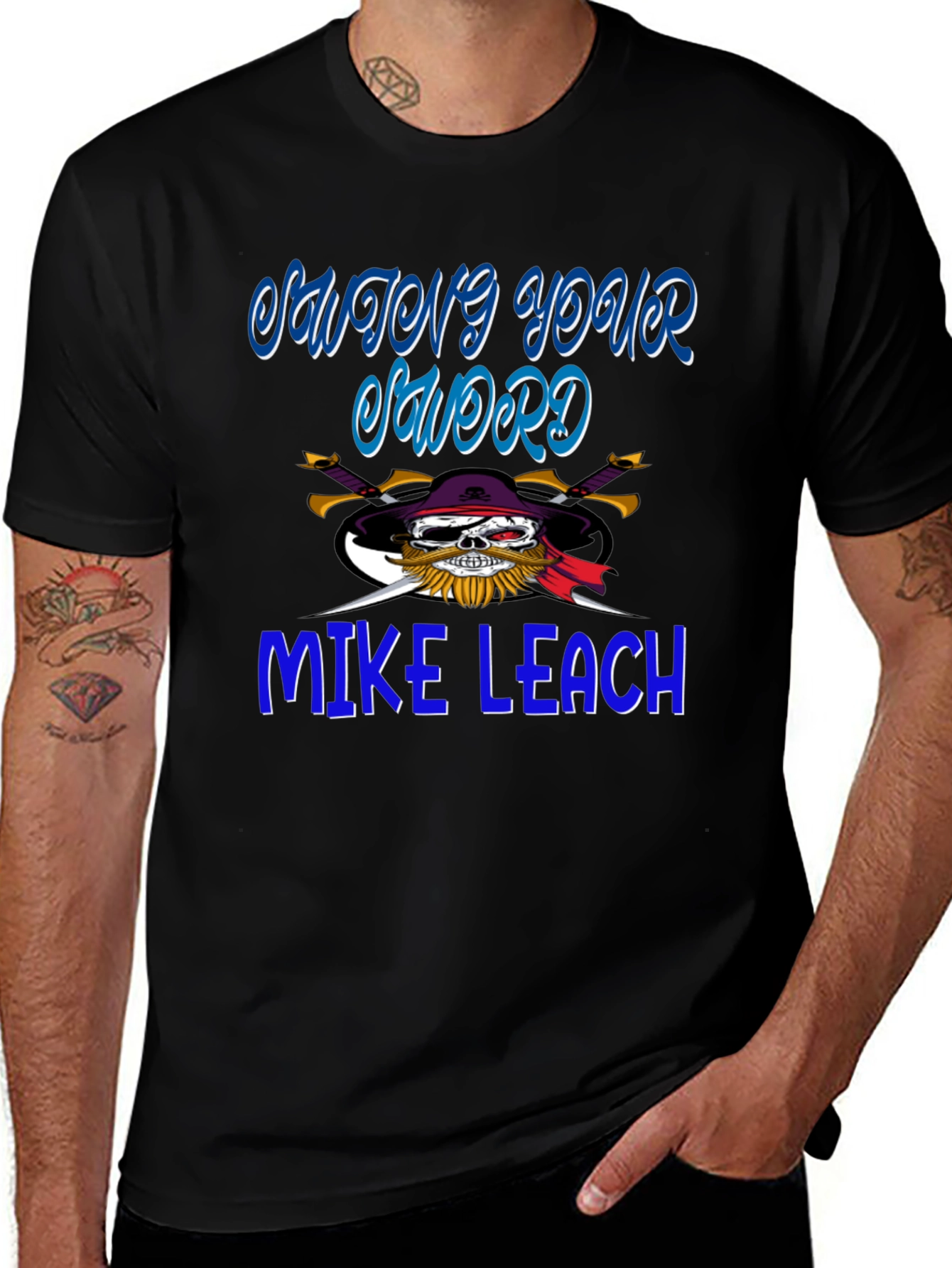 Swashbuckling Mike Leach T-Shirt