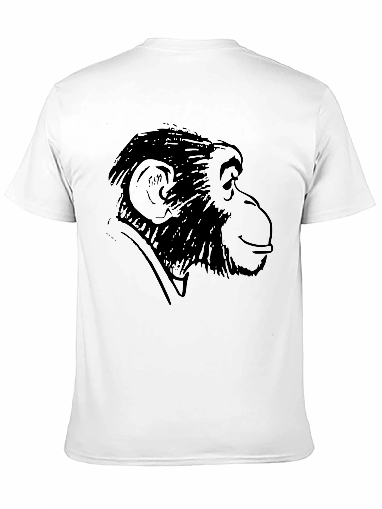 Monkey Graphic Tee - Classic Black Cotton T-Shirt