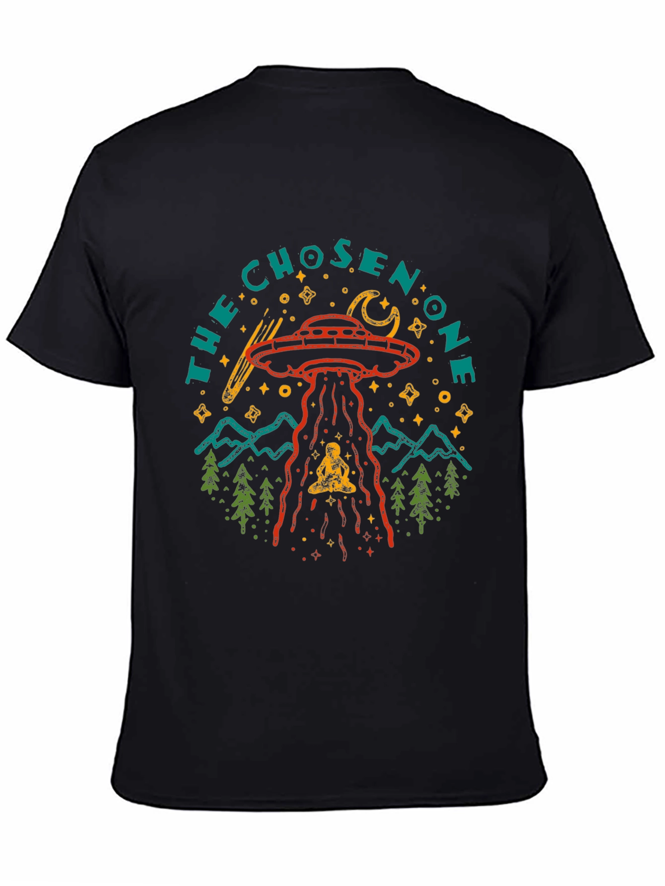The Chosen One UFO Abduction Graphic T-Shirt