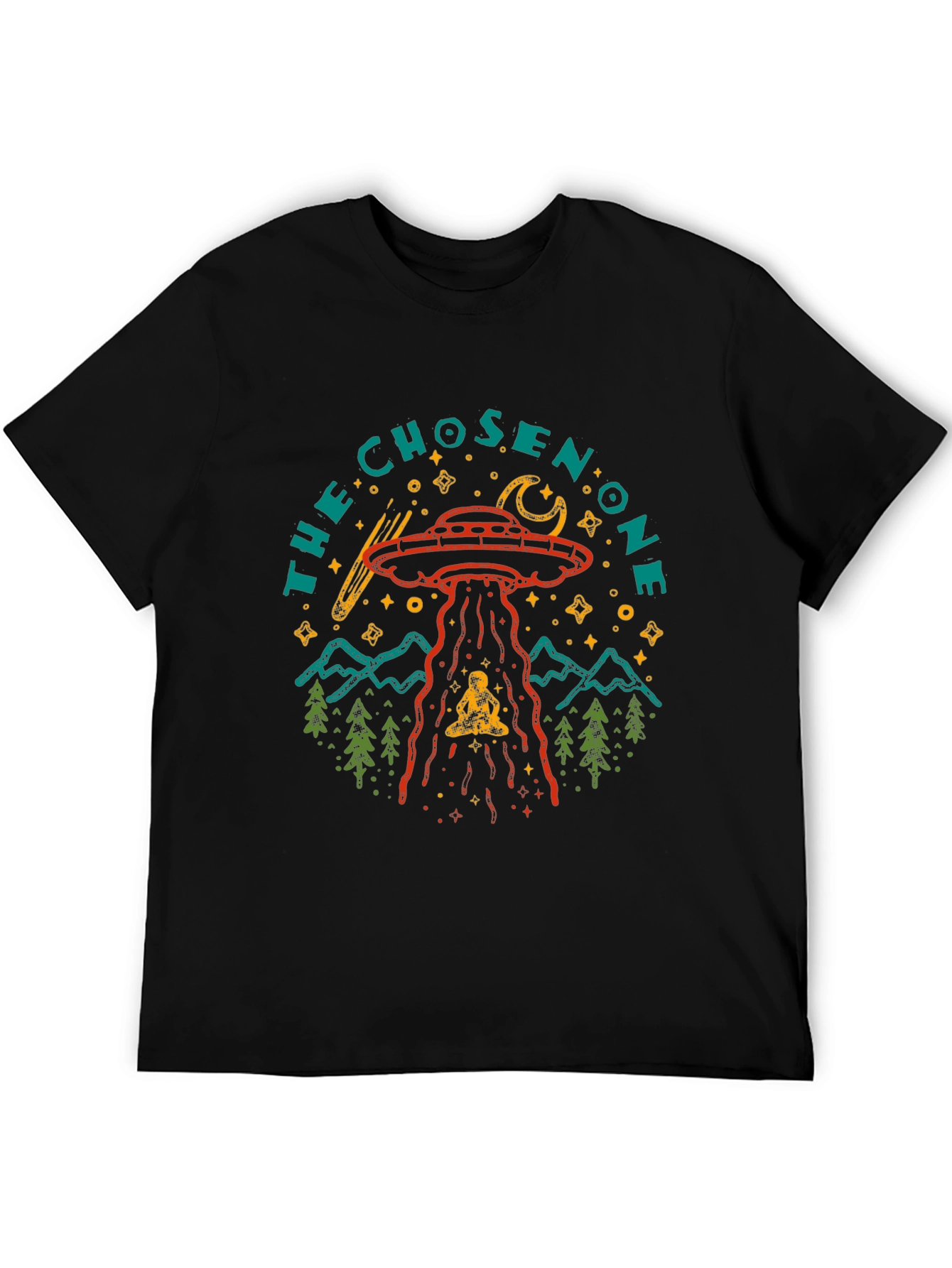 The Chosen One UFO Abduction Graphic T-Shirt