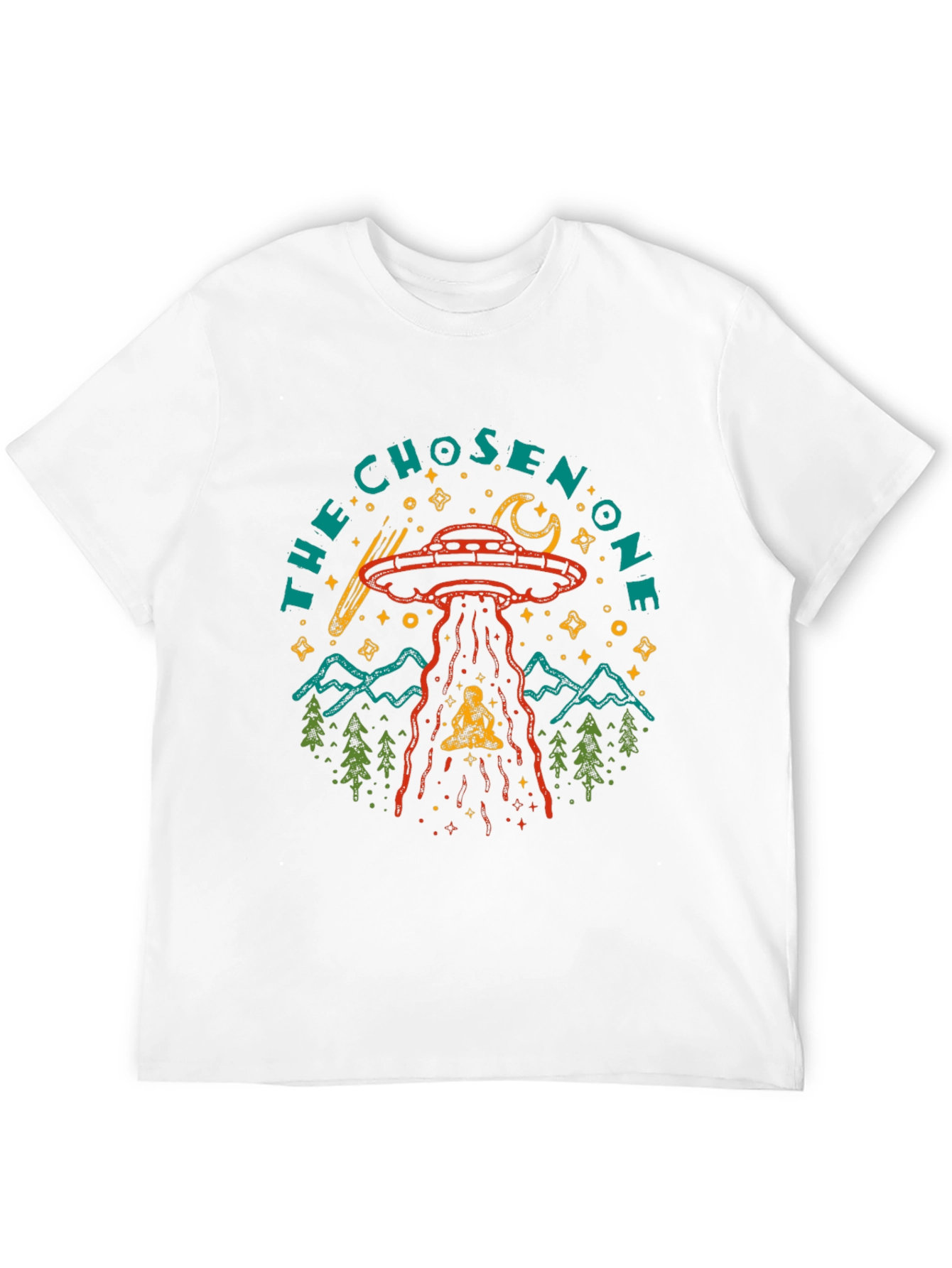 The Chosen One UFO Abduction Graphic T-Shirt