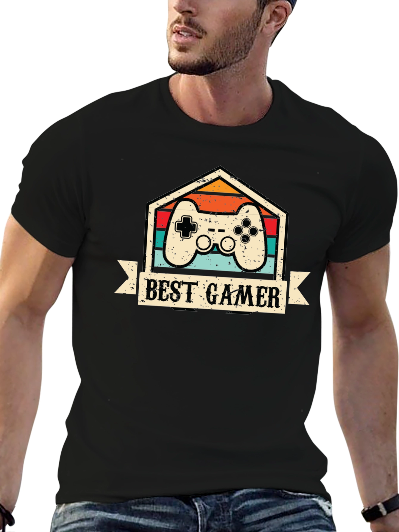 Best Gamer Retro T-Shirt - Gaming Apparel