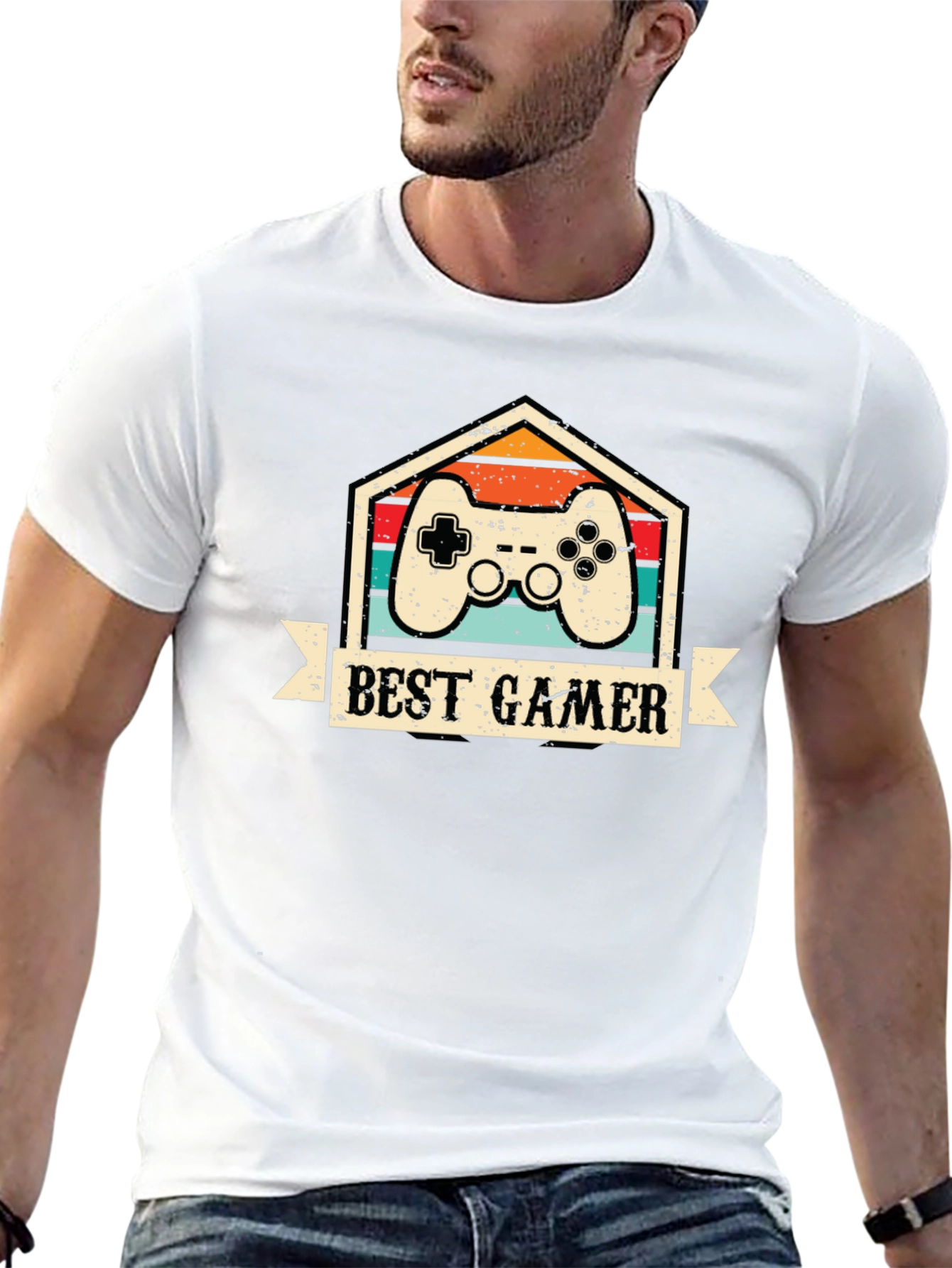 Best Gamer Retro T-Shirt - Gaming Apparel