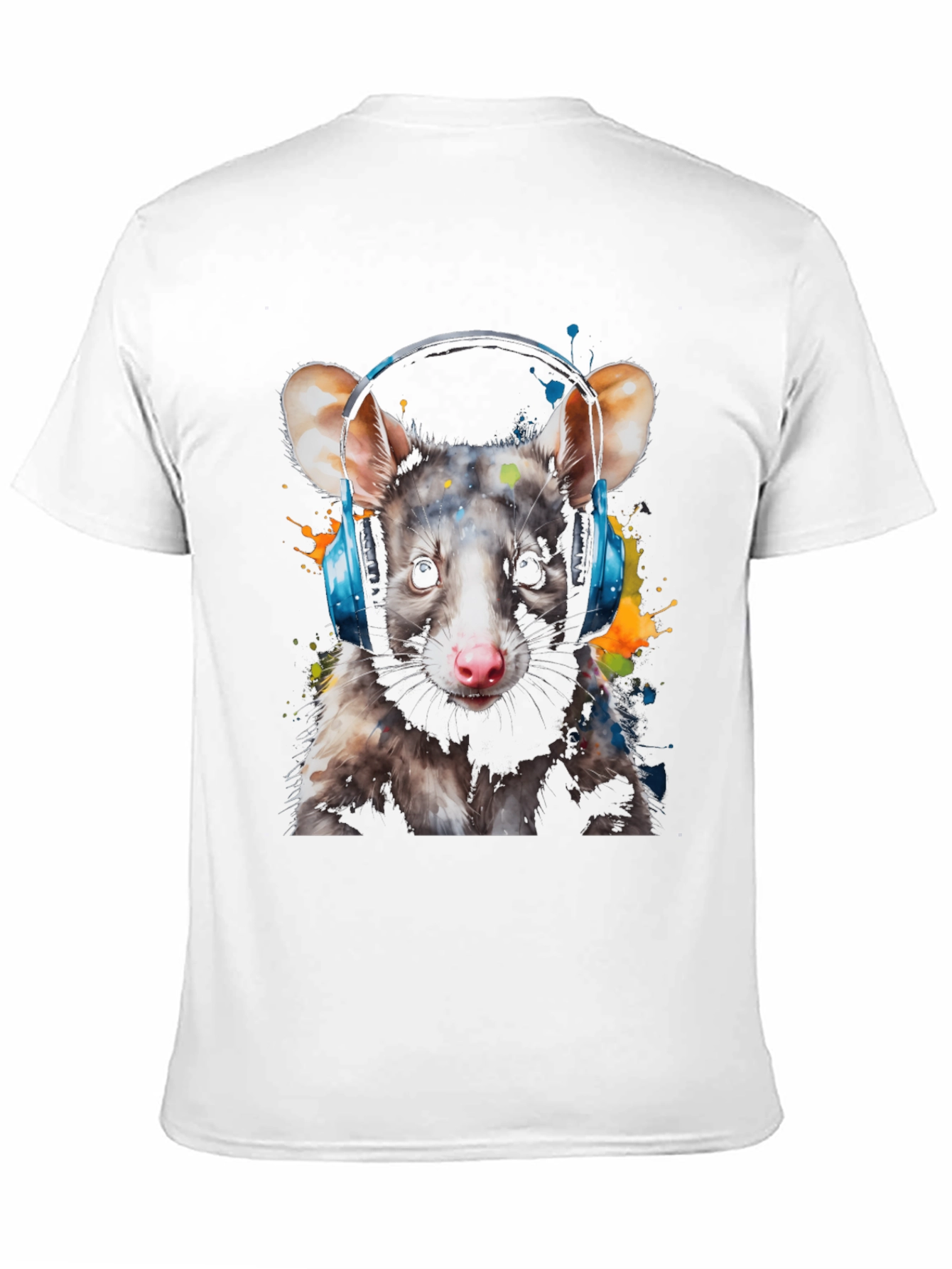 Opossum DJ Graphic Tee - Black