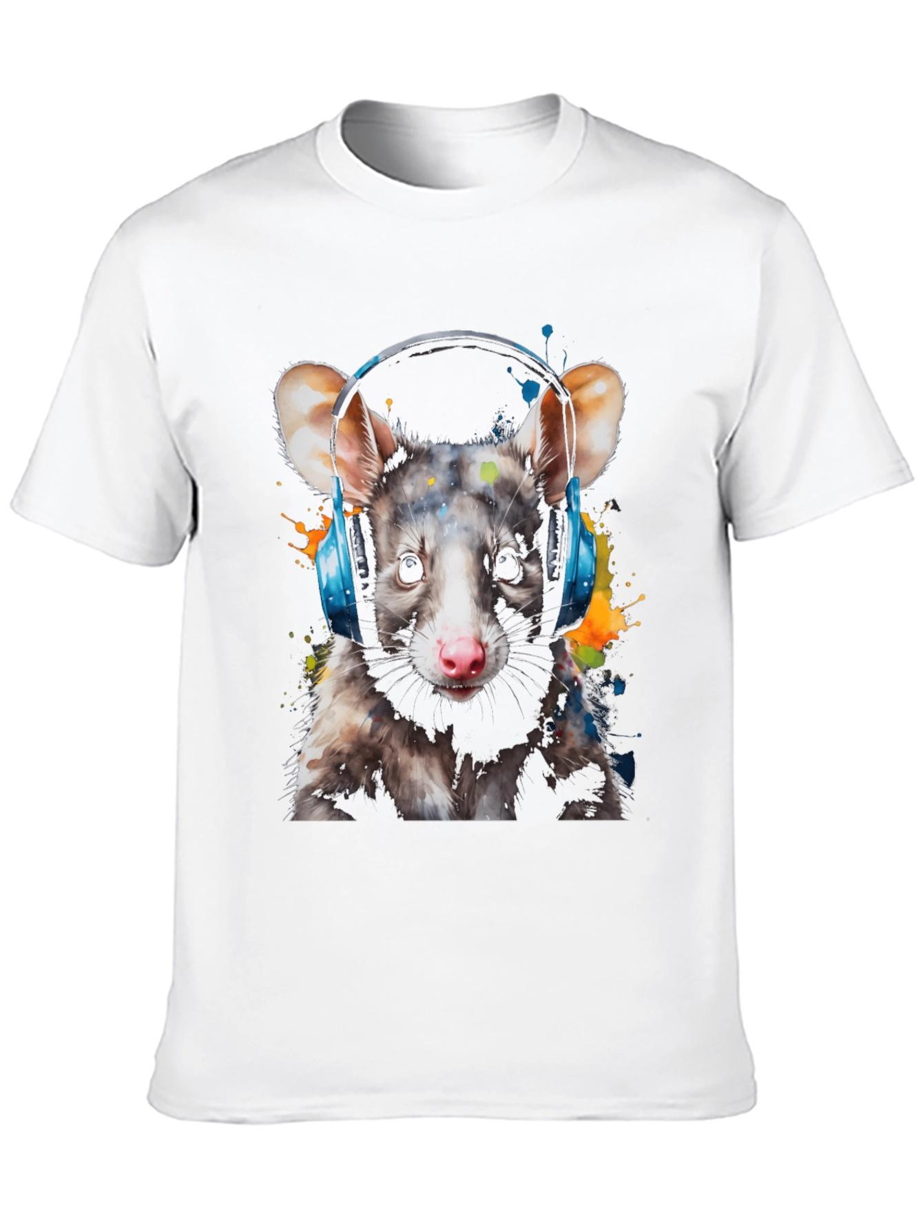 Opossum DJ Graphic Tee - Black