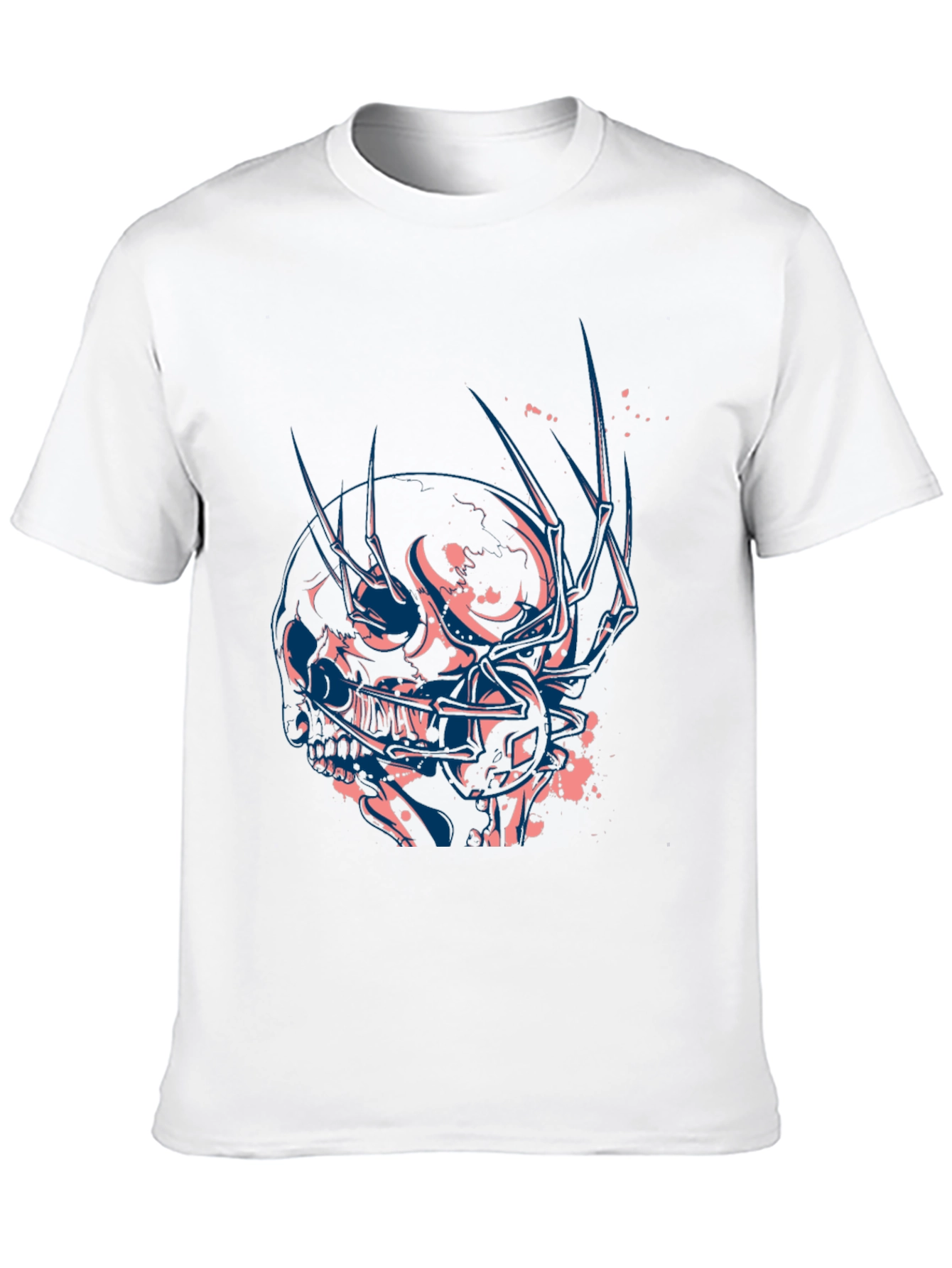Skull Graphic Tee - Edgy Black T-Shirt