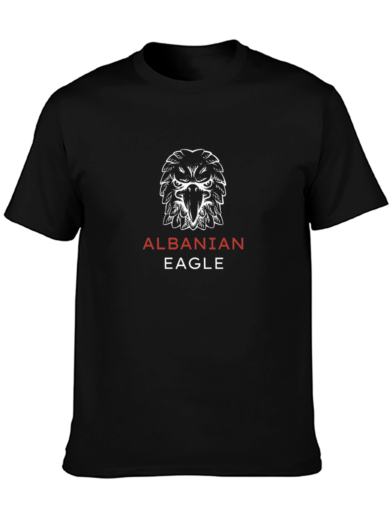 Albanian Eagle Graphic Tee - Black