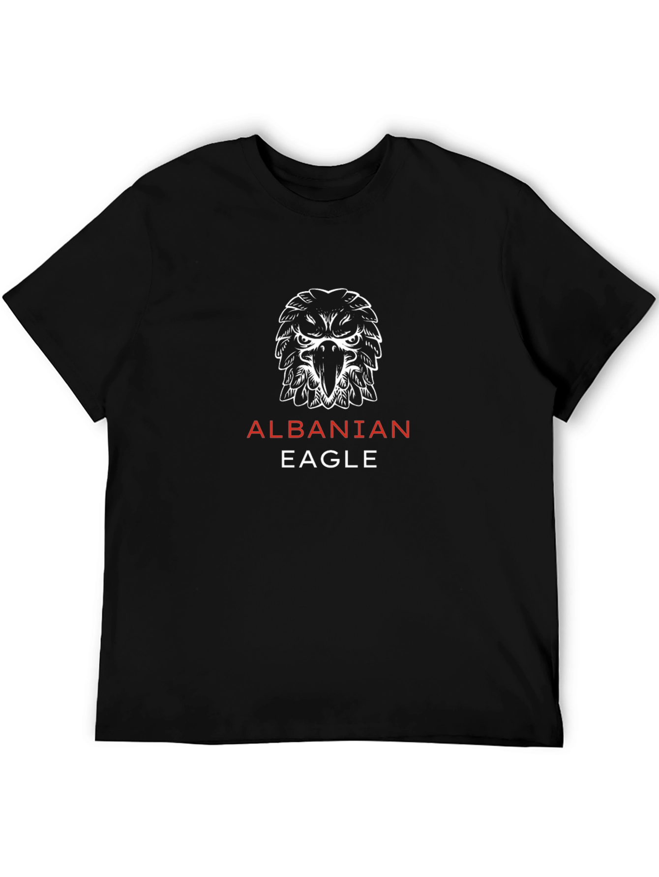 Albanian Eagle Graphic Tee - Black