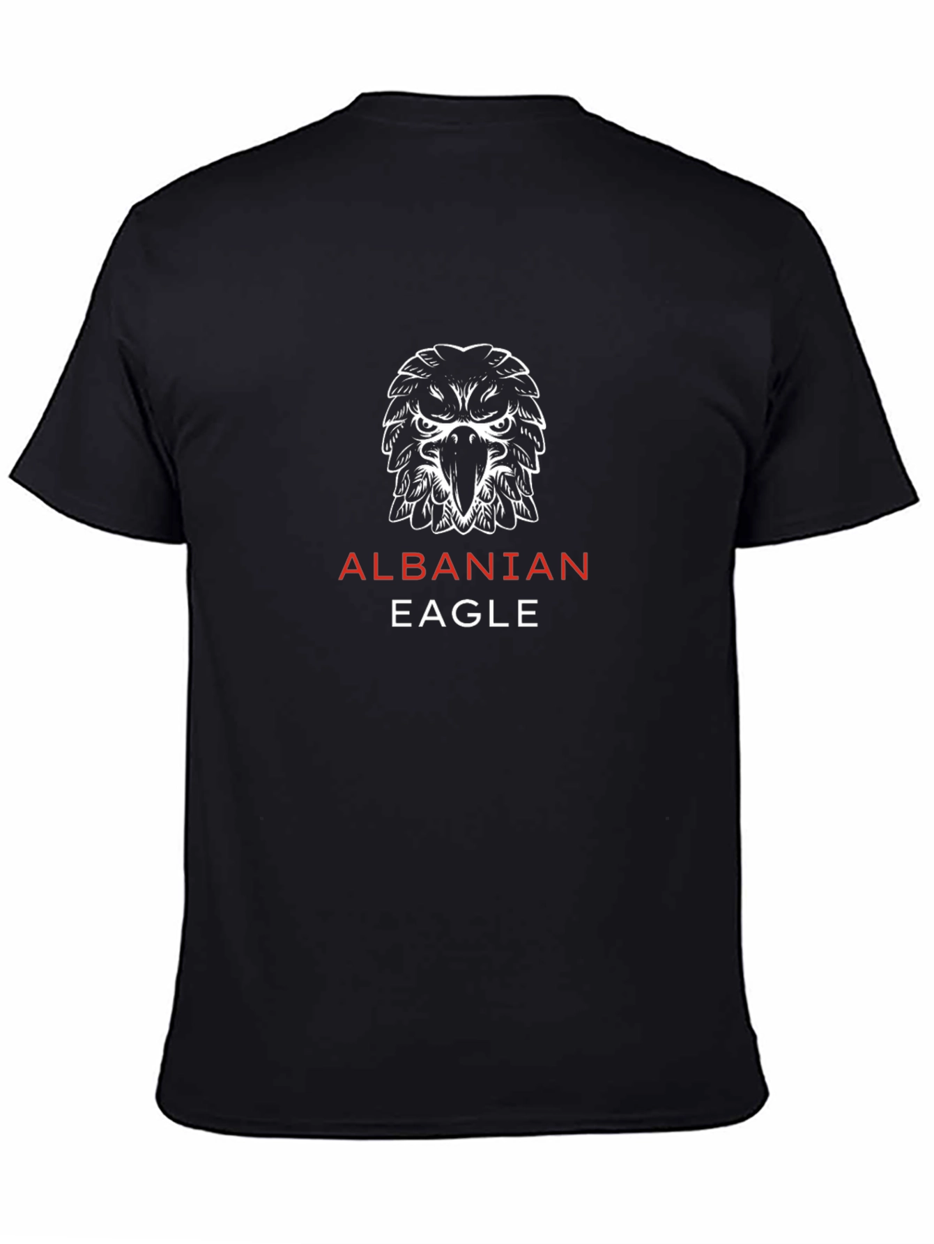 Albanian Eagle Graphic Tee - Black