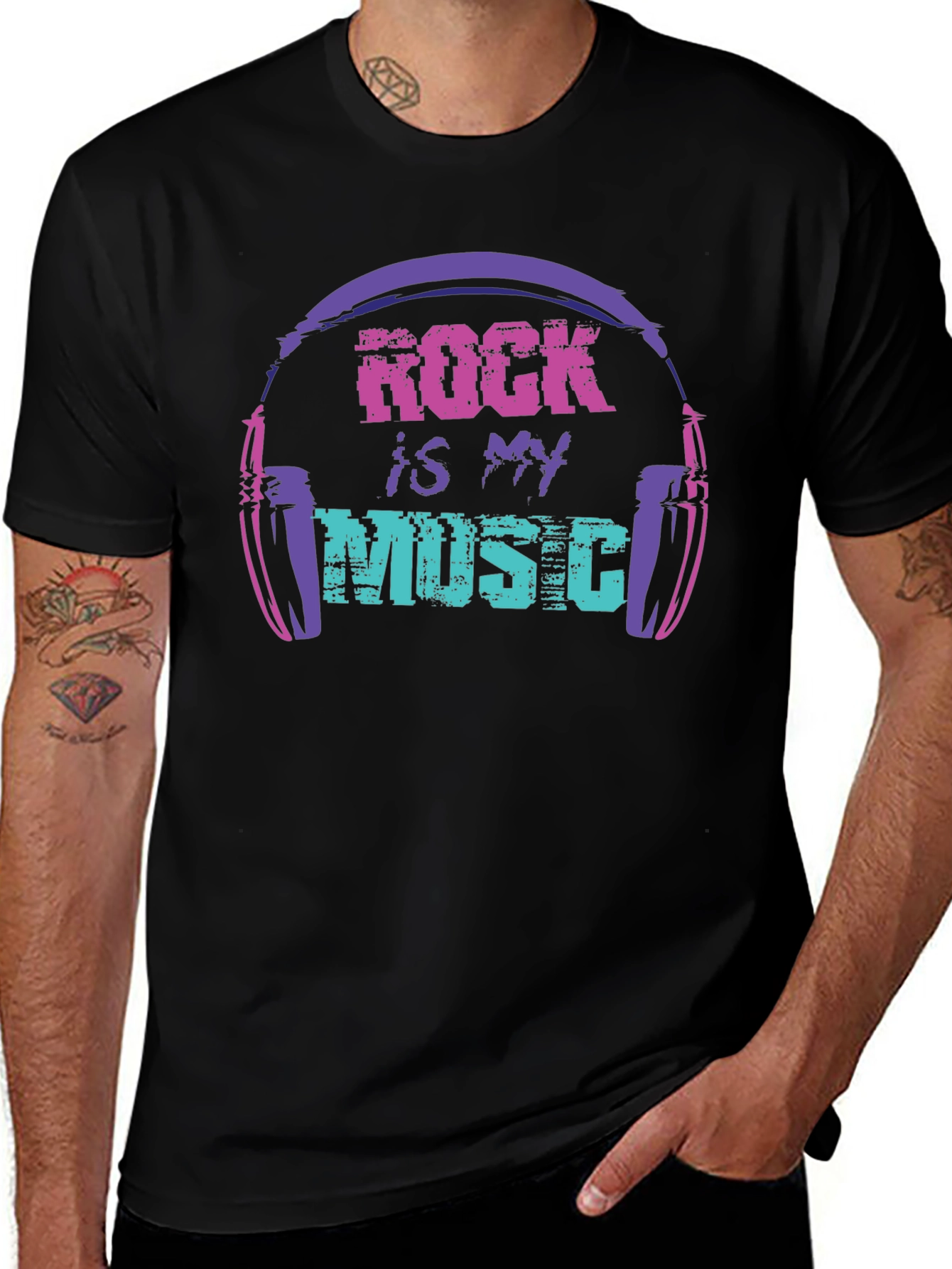 Rock is My Music Graphic Tee