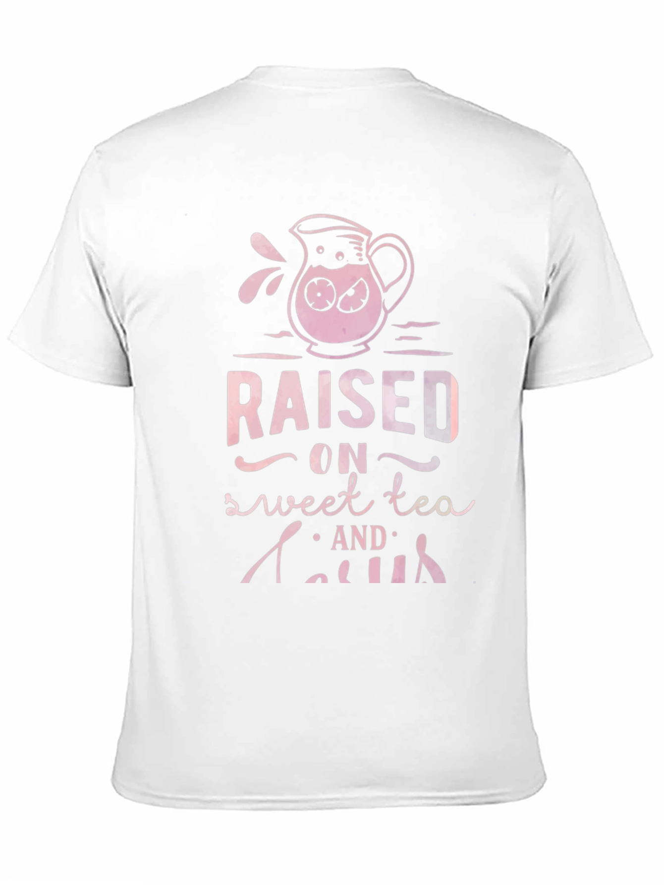 Raised on Sweet Tea & Gossip Black Graphic Tee