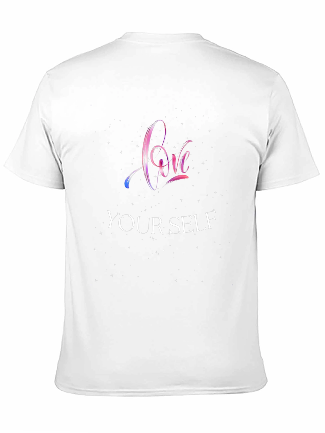 Love Yourself Graphic Tee - Inspirational Black T-Shirt