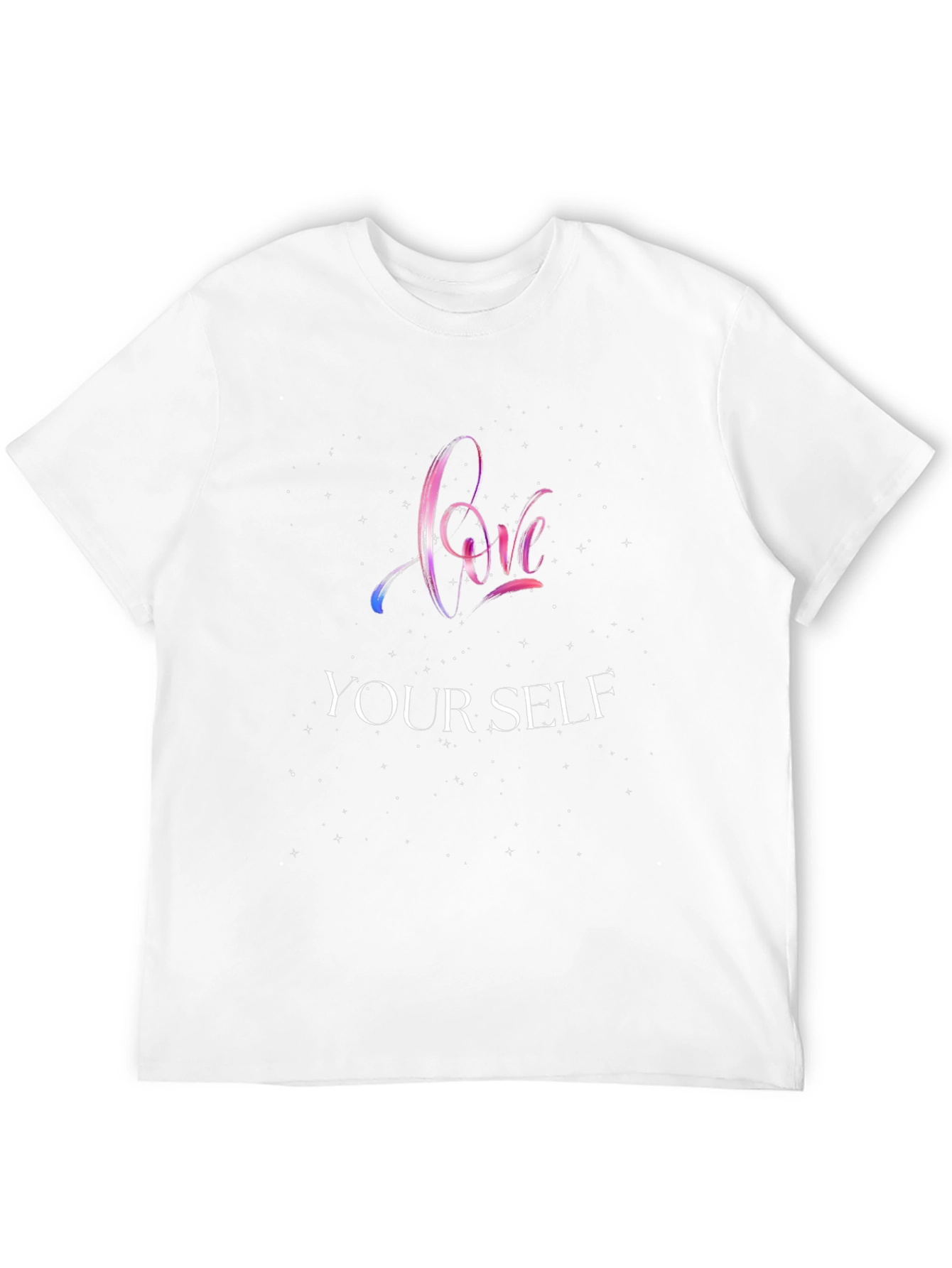 Love Yourself Graphic Tee - Inspirational Black T-Shirt