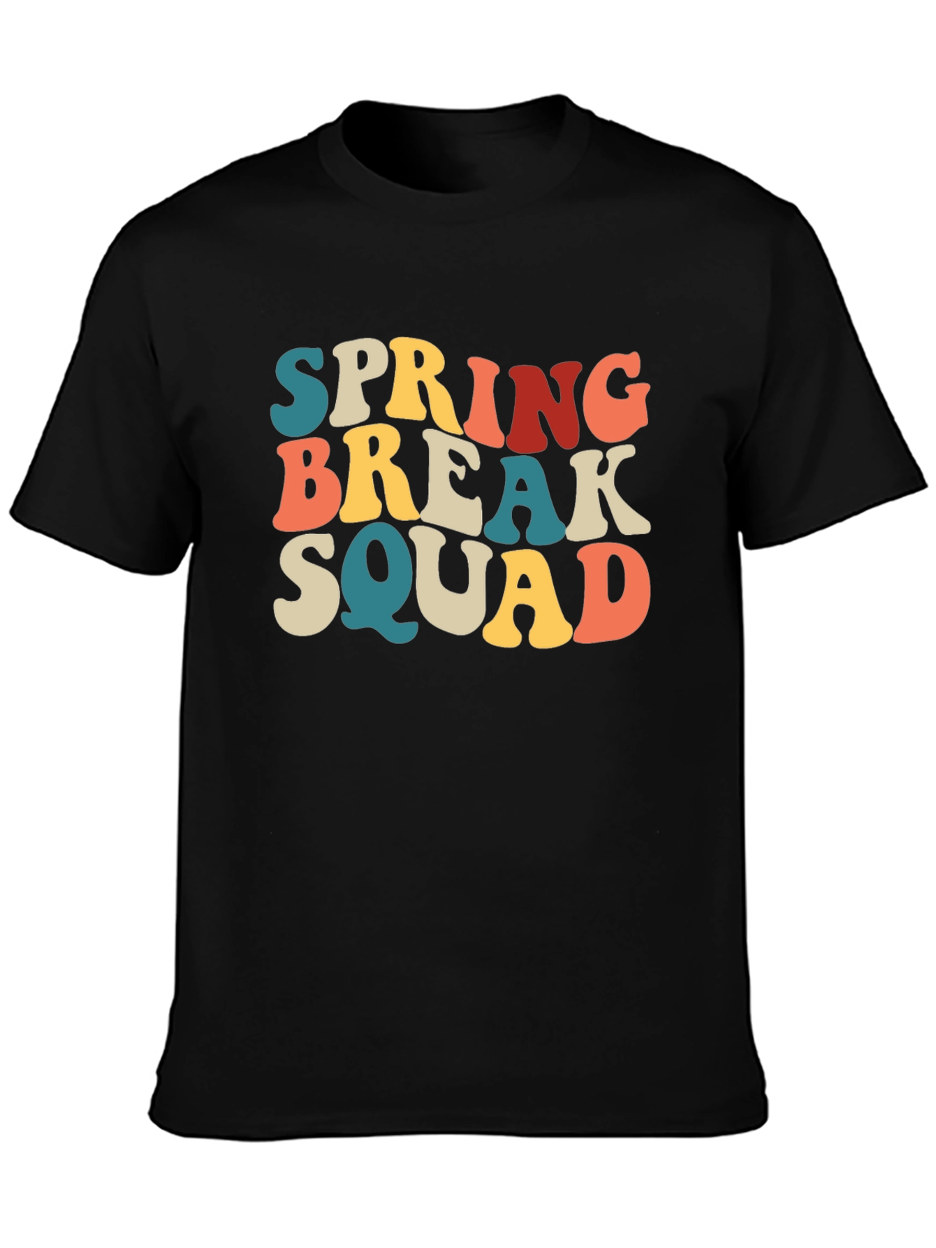 Spring Break Squad Graphic T-Shirt - Retro Style