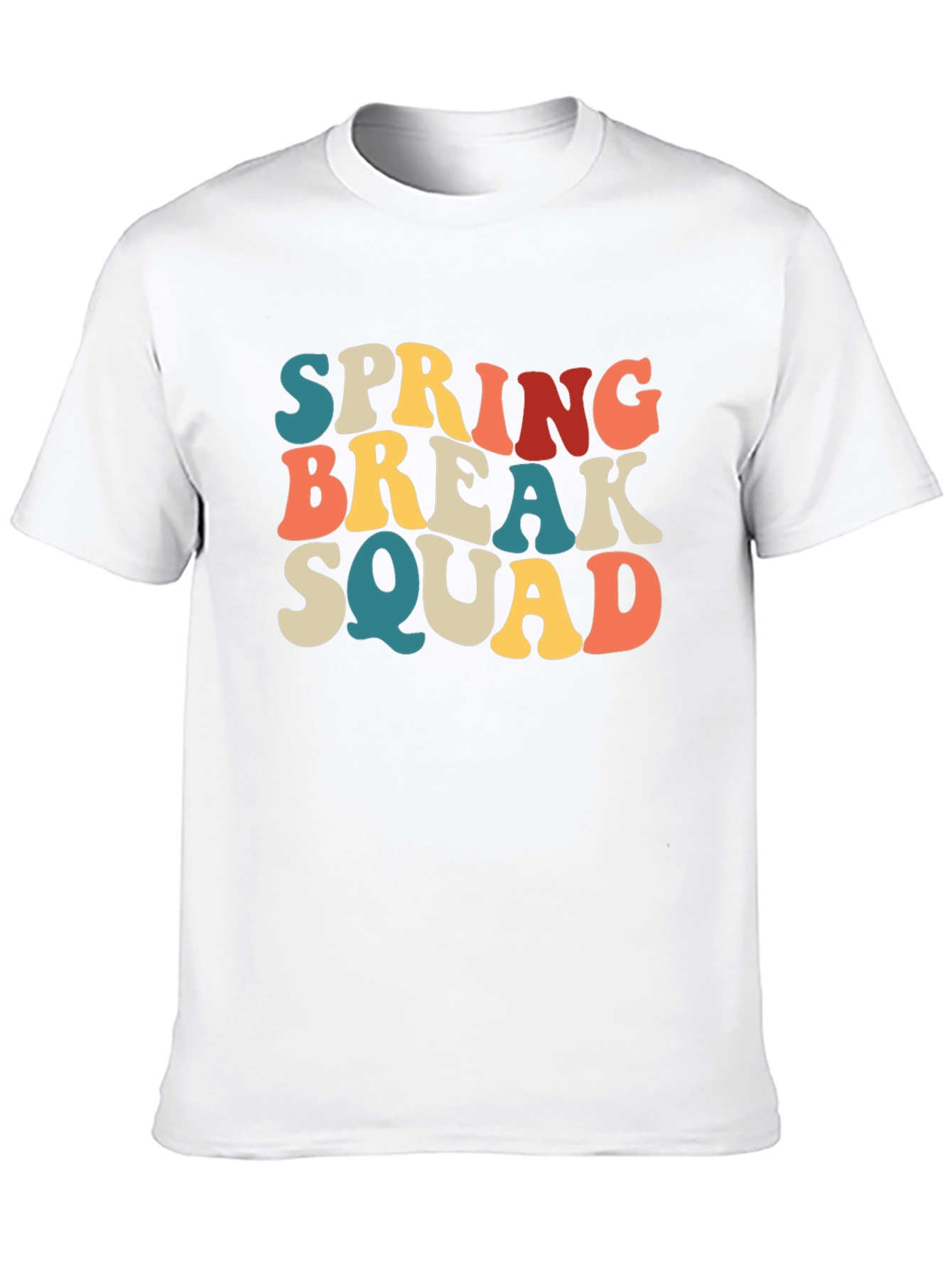 Spring Break Squad Graphic T-Shirt - Retro Style