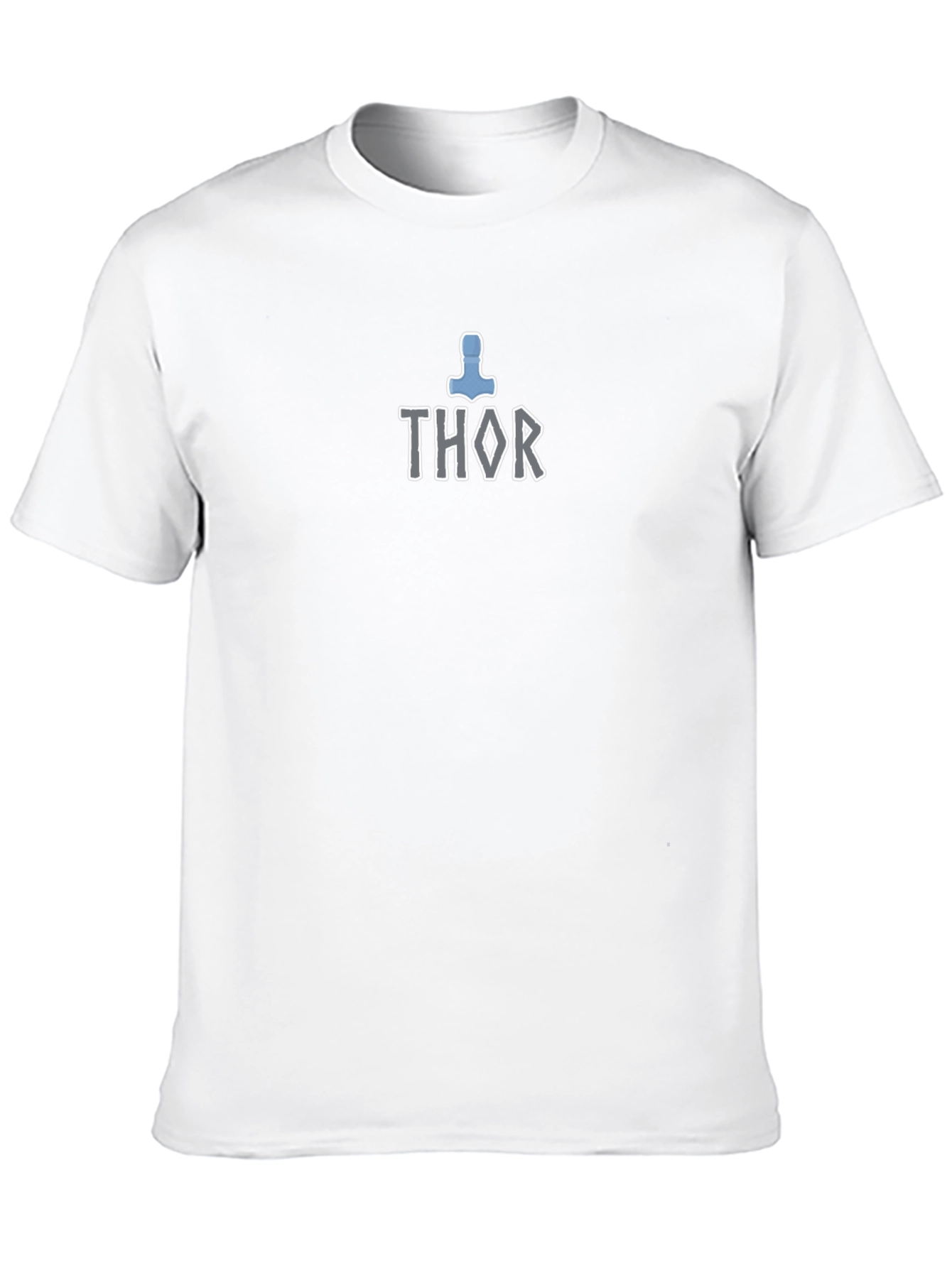 Thor Hammer T-Shirt - Black Cotton Blend