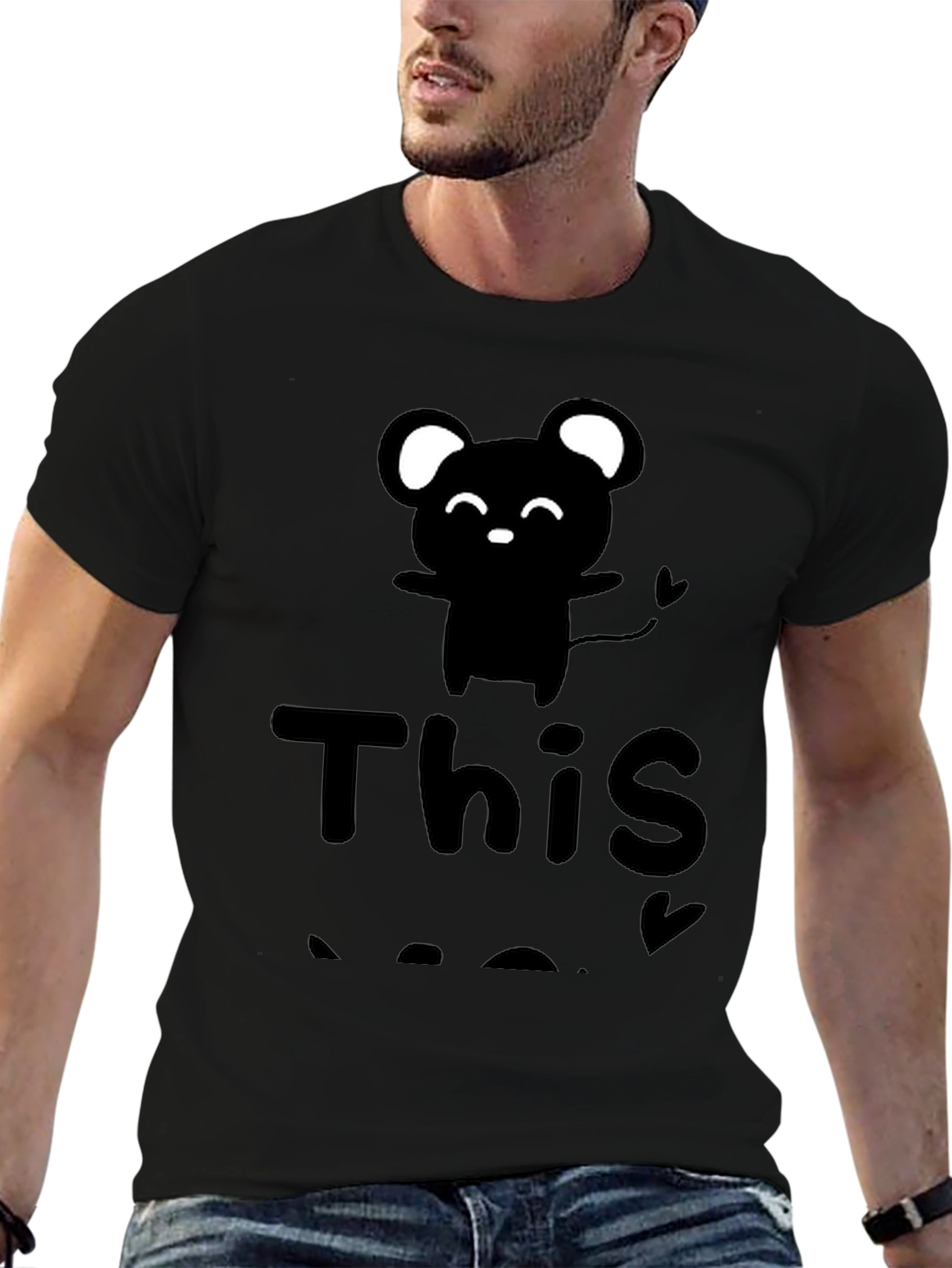 Cute Mouse Lover T-Shirt - This is My Human