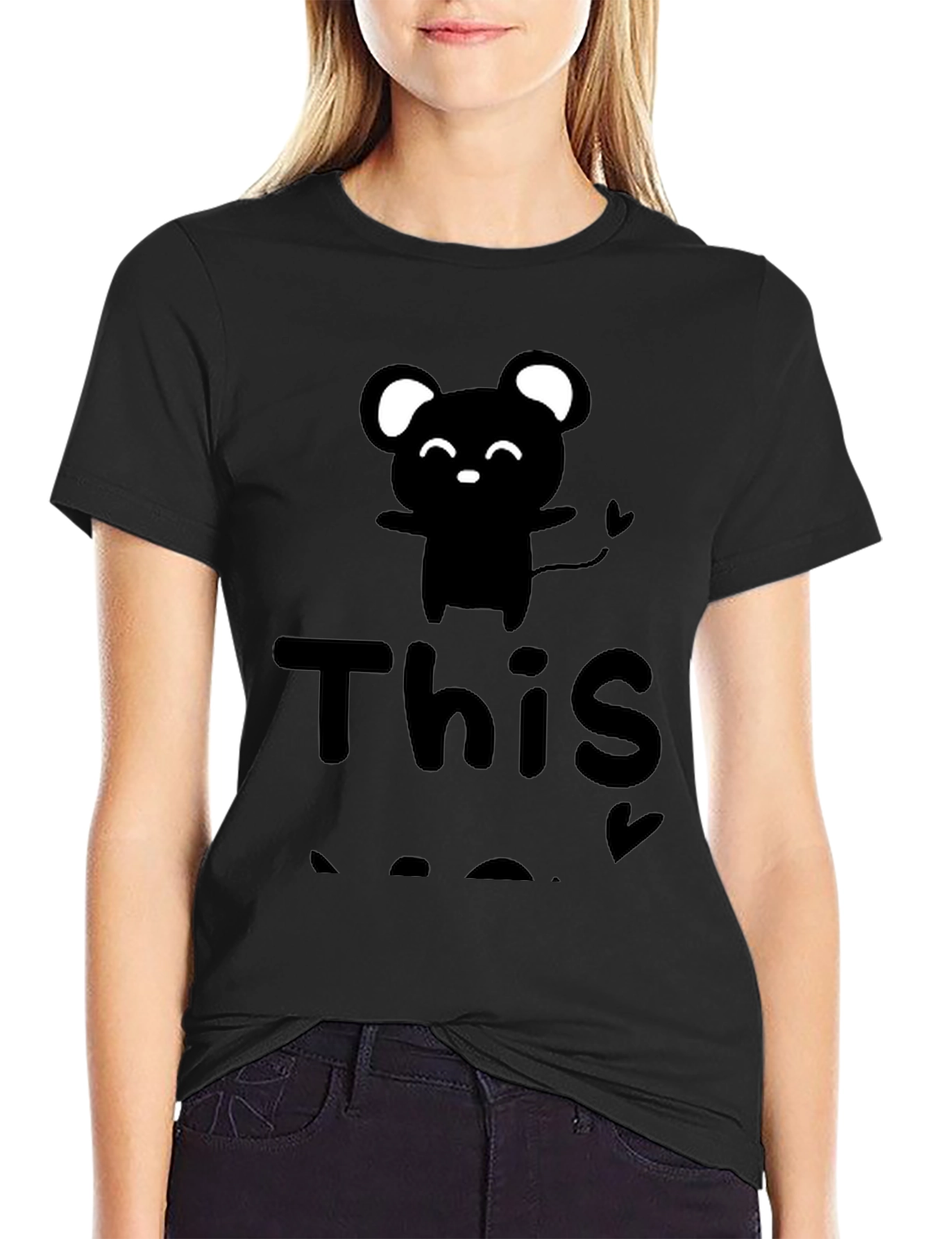 Cute Mouse Lover T-Shirt - This is My Human