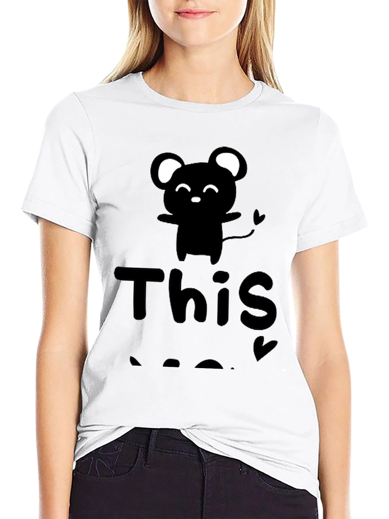 Cute Mouse Lover T-Shirt - This is My Human