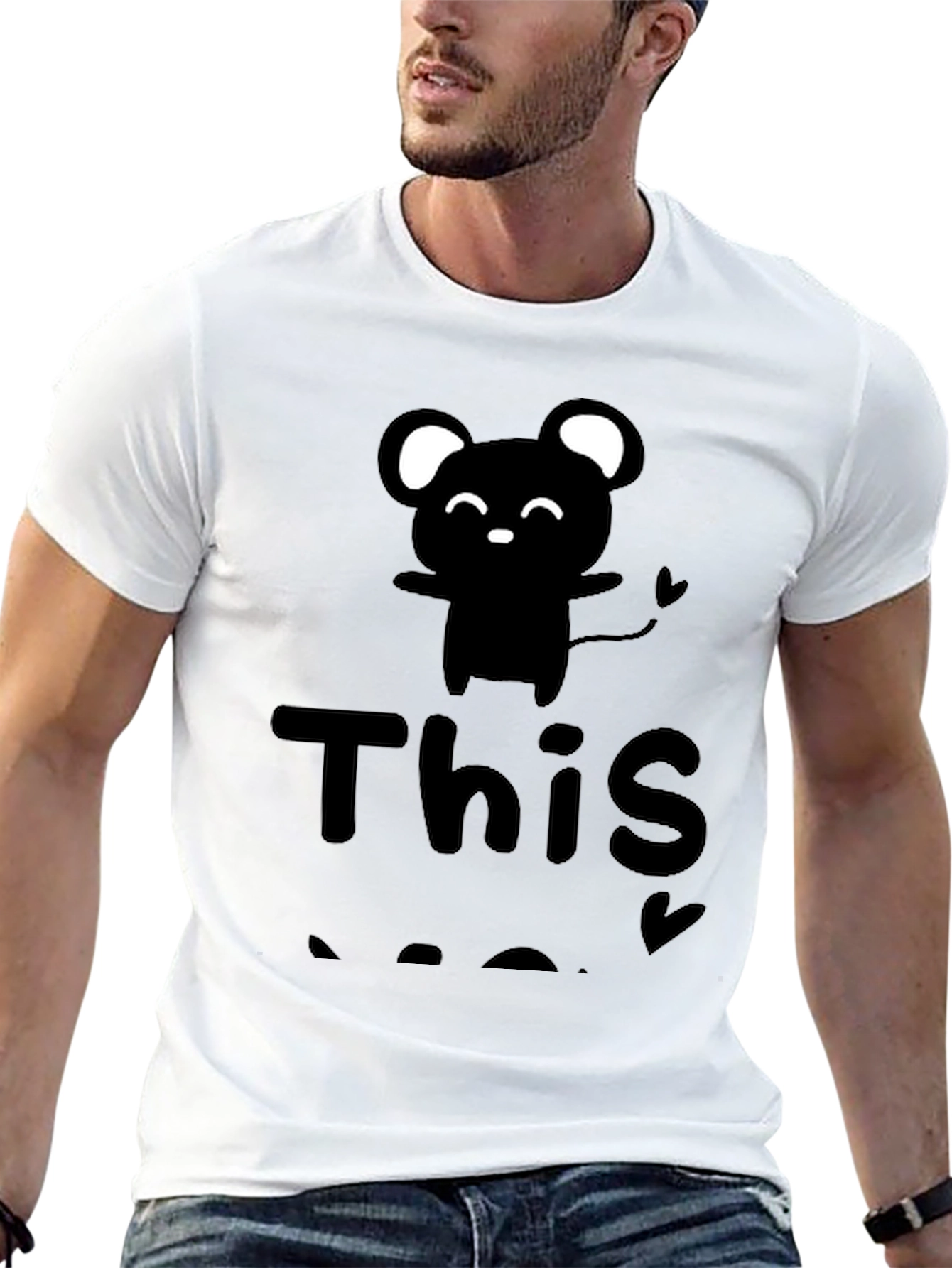 Cute Mouse Lover T-Shirt - This is My Human