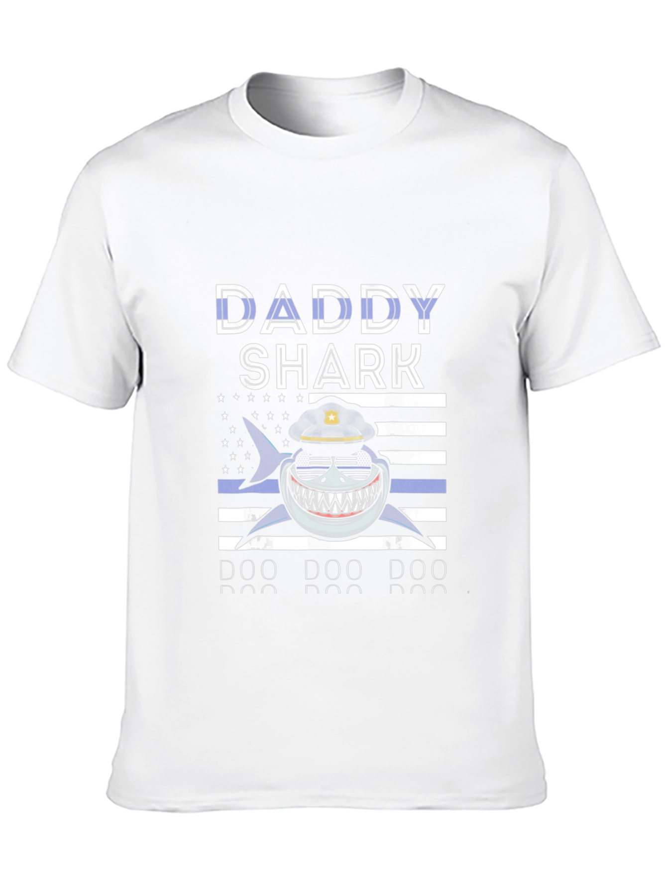 Daddy Shark Police T-Shirt