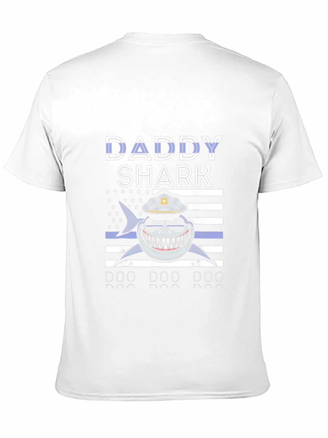 Daddy Shark Police T-Shirt