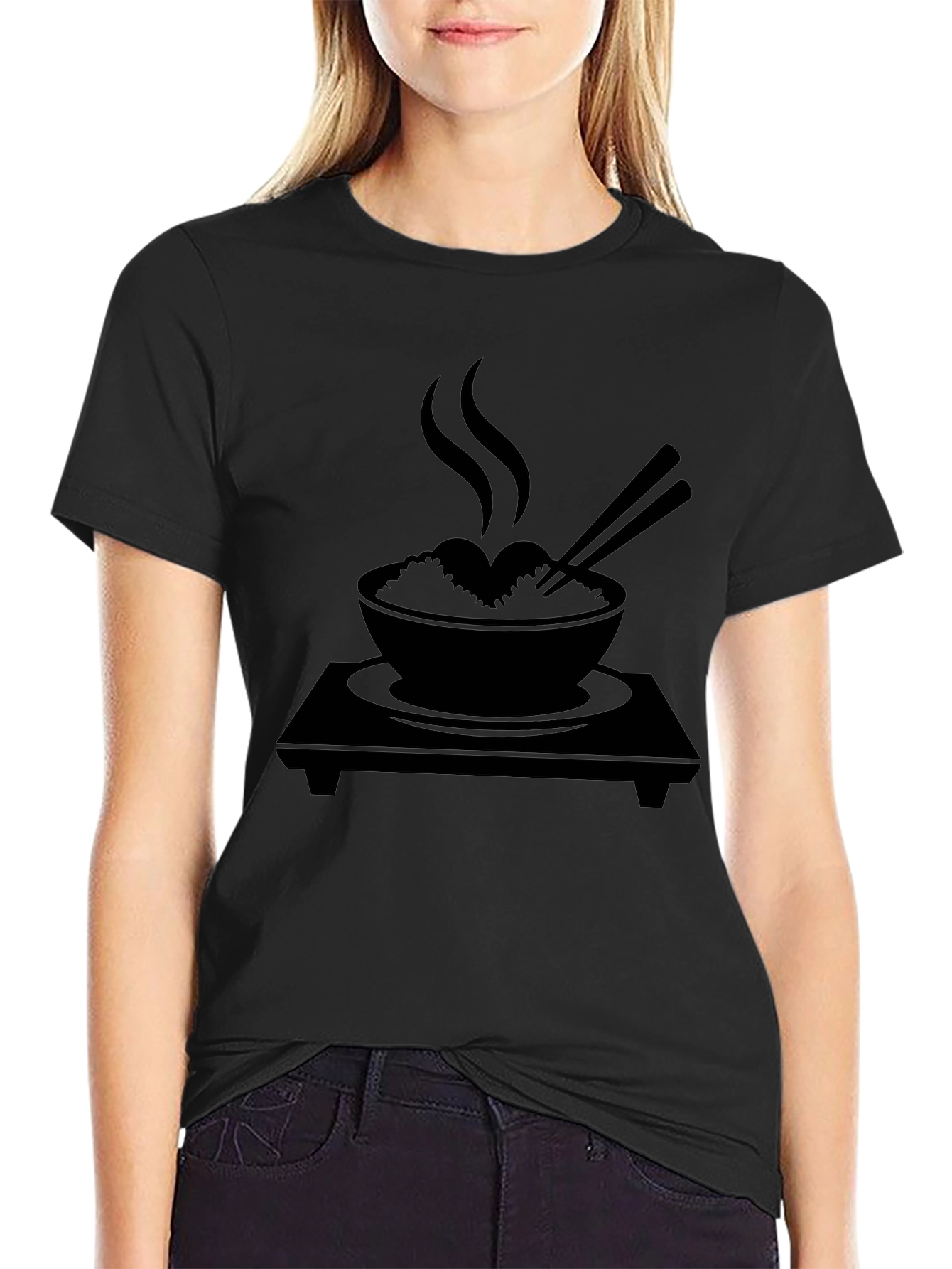 Rice Bowl Graphic Tee - Stylish Comfort