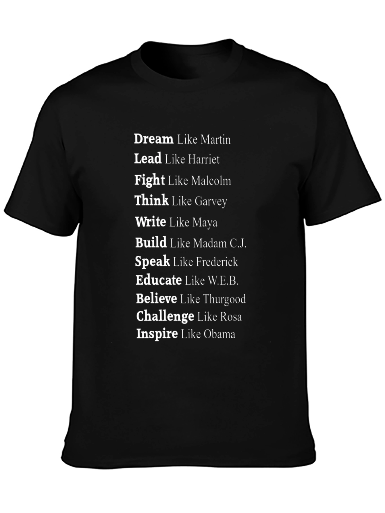 Inspirational Black History T-Shirt