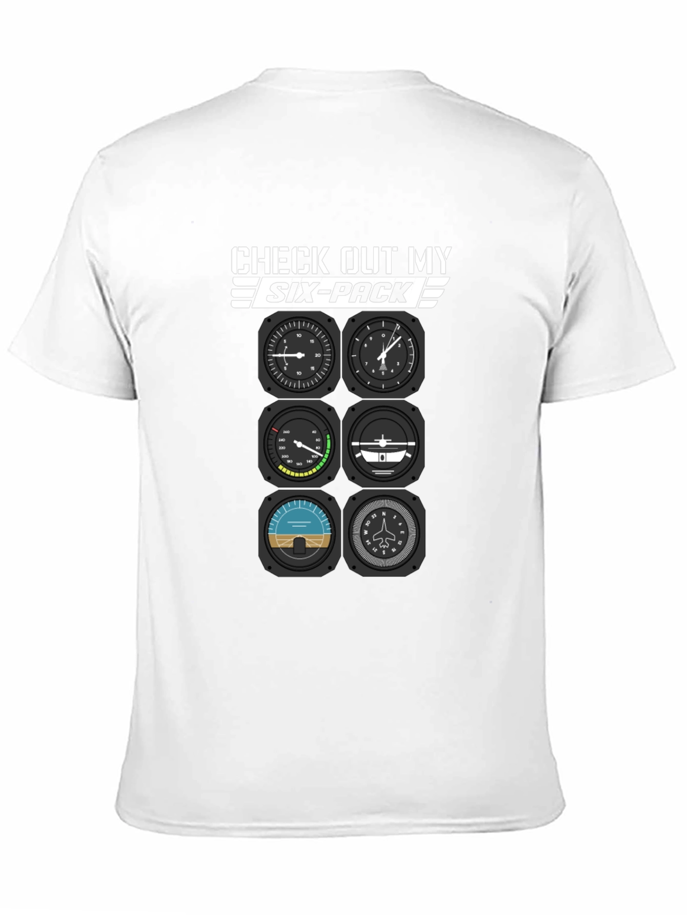 Pilot Six-Pack T-Shirt - Aviation Humor